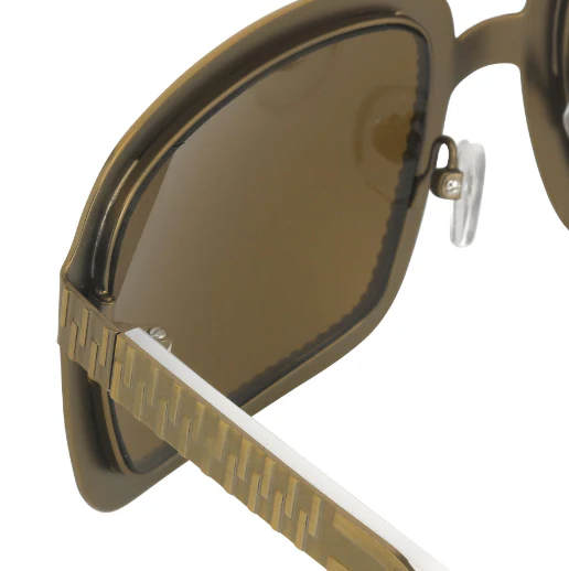 Alexander Wang Sunglasses Rectangular Antique Brass - Image 4
