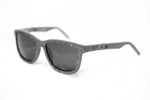 Alexander Wang Sunglasses Rectangular Grey Zip Motif - Image 4