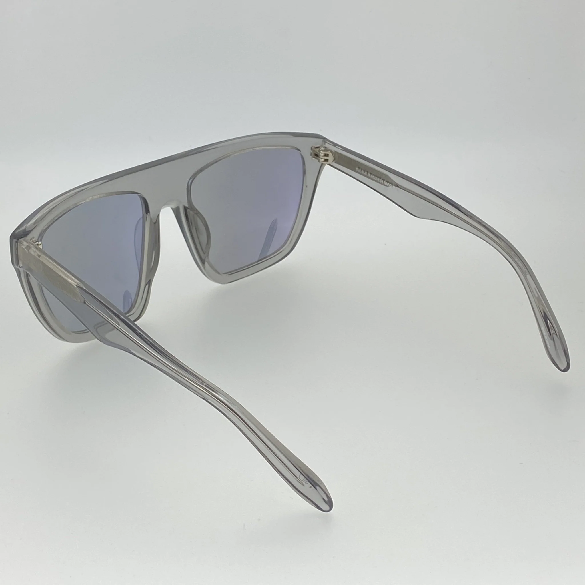 Alexander Wang Sunglasses Slanted Dark Grey and Blue - Image 10