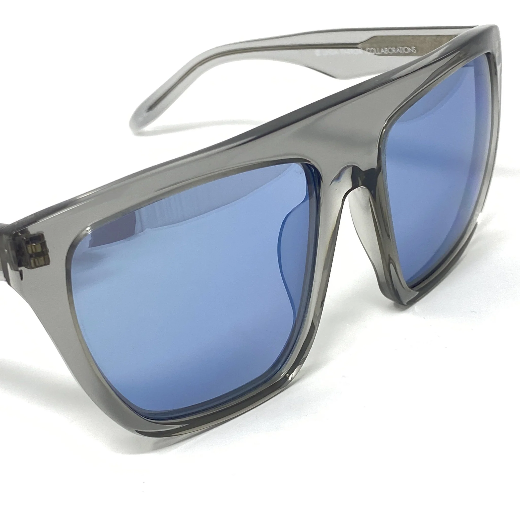 Alexander Wang Sunglasses Slanted Dark Grey and Blue - Image 11