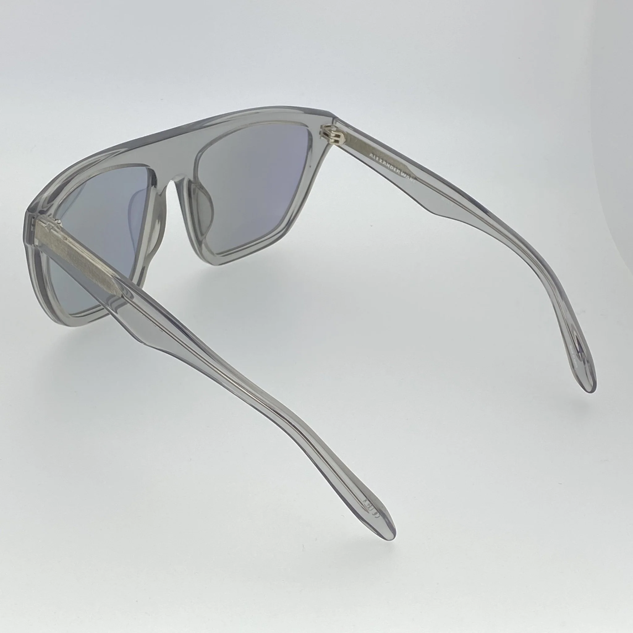 Alexander Wang Sunglasses Slanted Dark Grey and Blue - Image 12