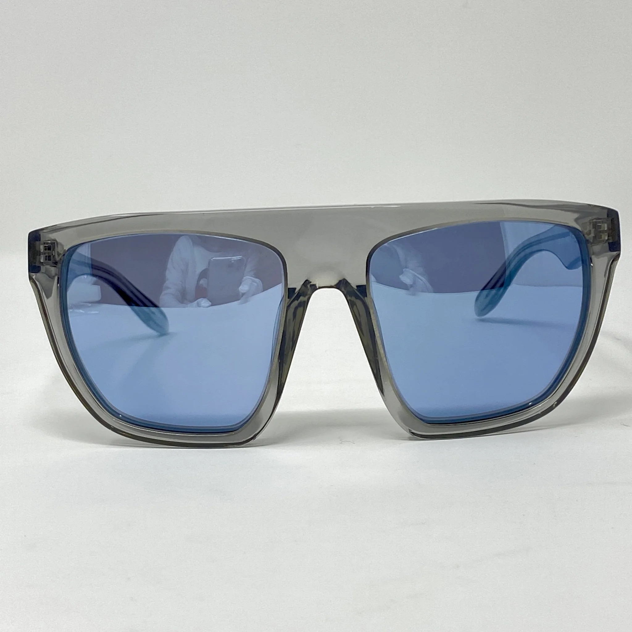 Alexander Wang Sunglasses Slanted Dark Grey and Blue - Image 17