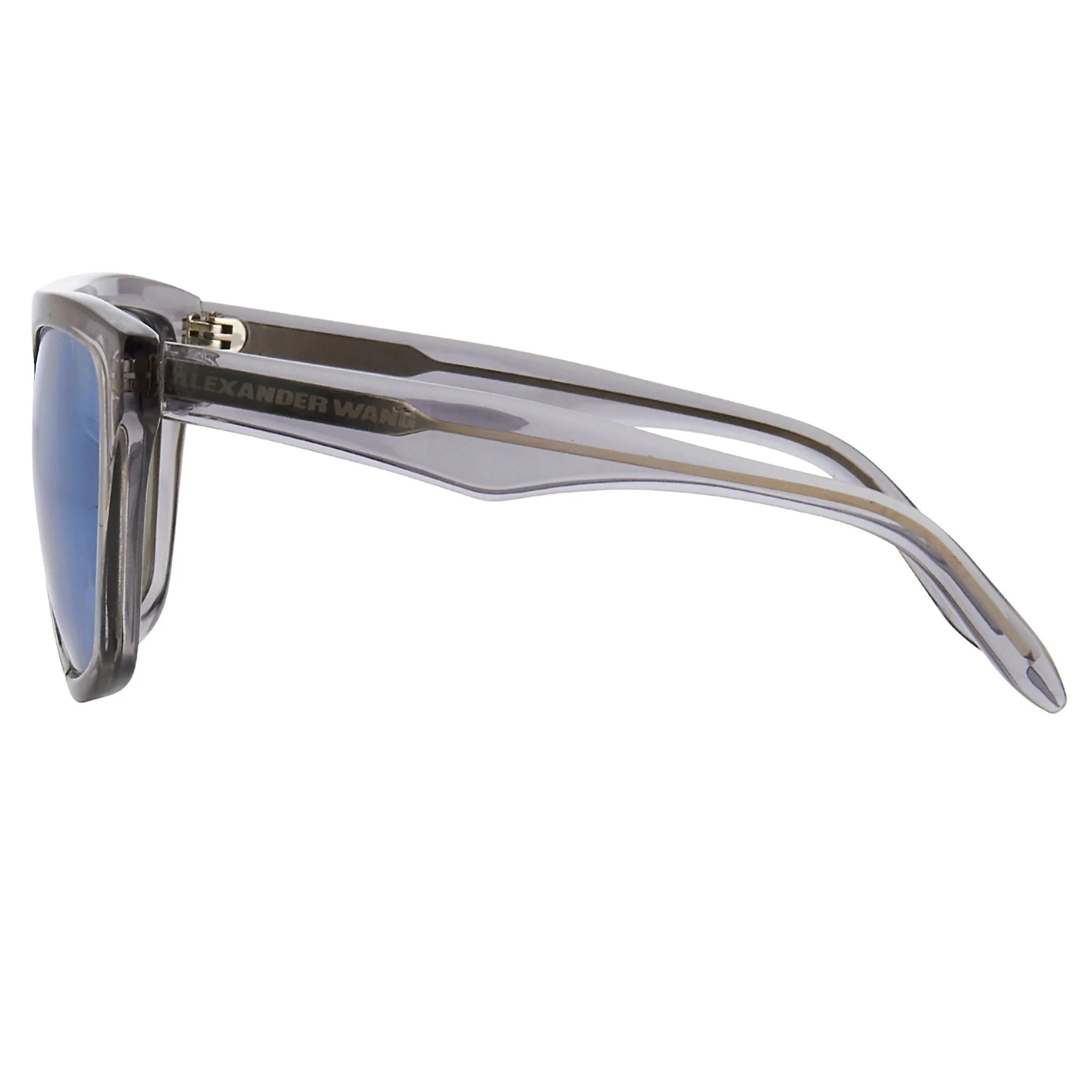 Alexander Wang Sunglasses Slanted Dark Grey and Blue - Image 3