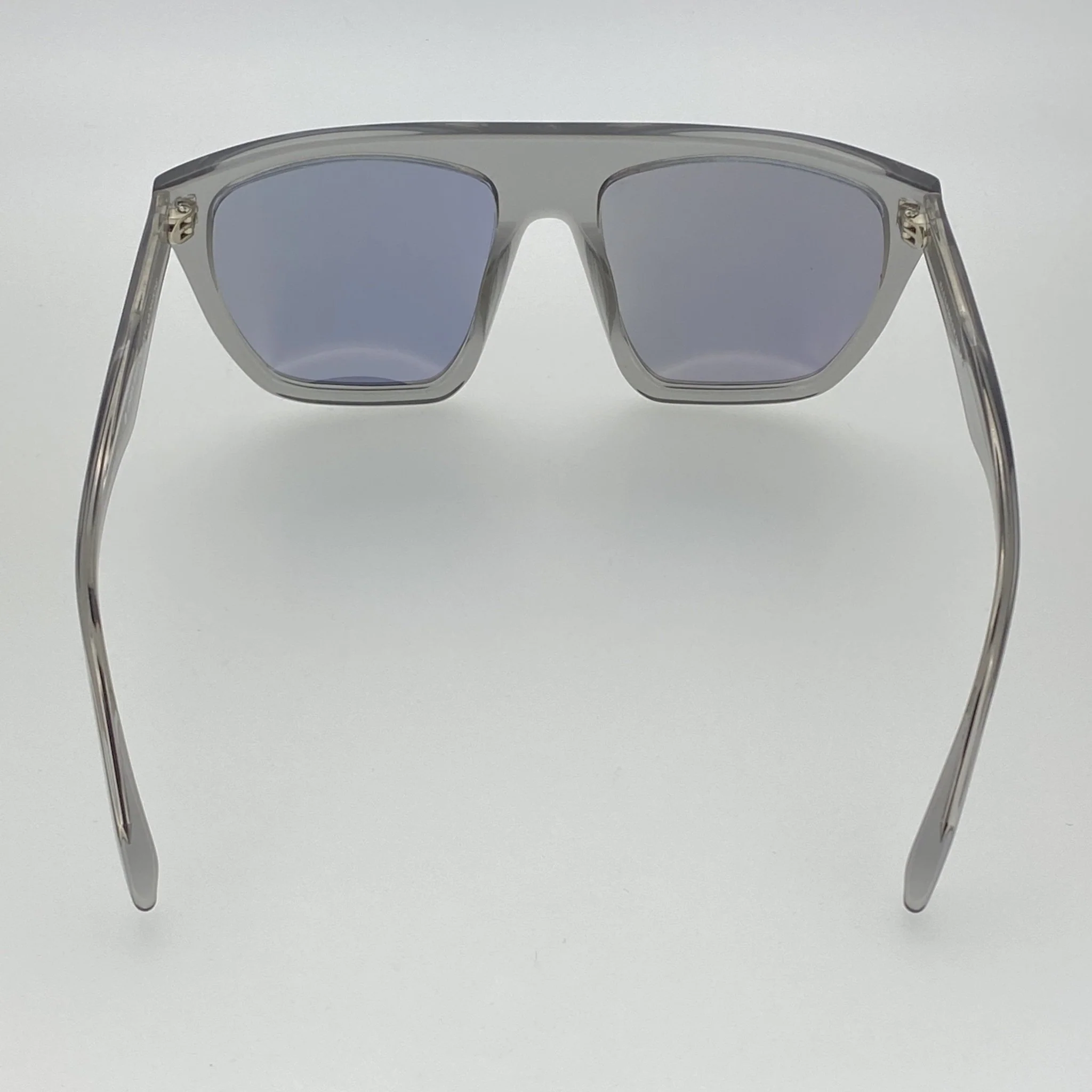 Alexander Wang Sunglasses Slanted Dark Grey and Blue - Image 9