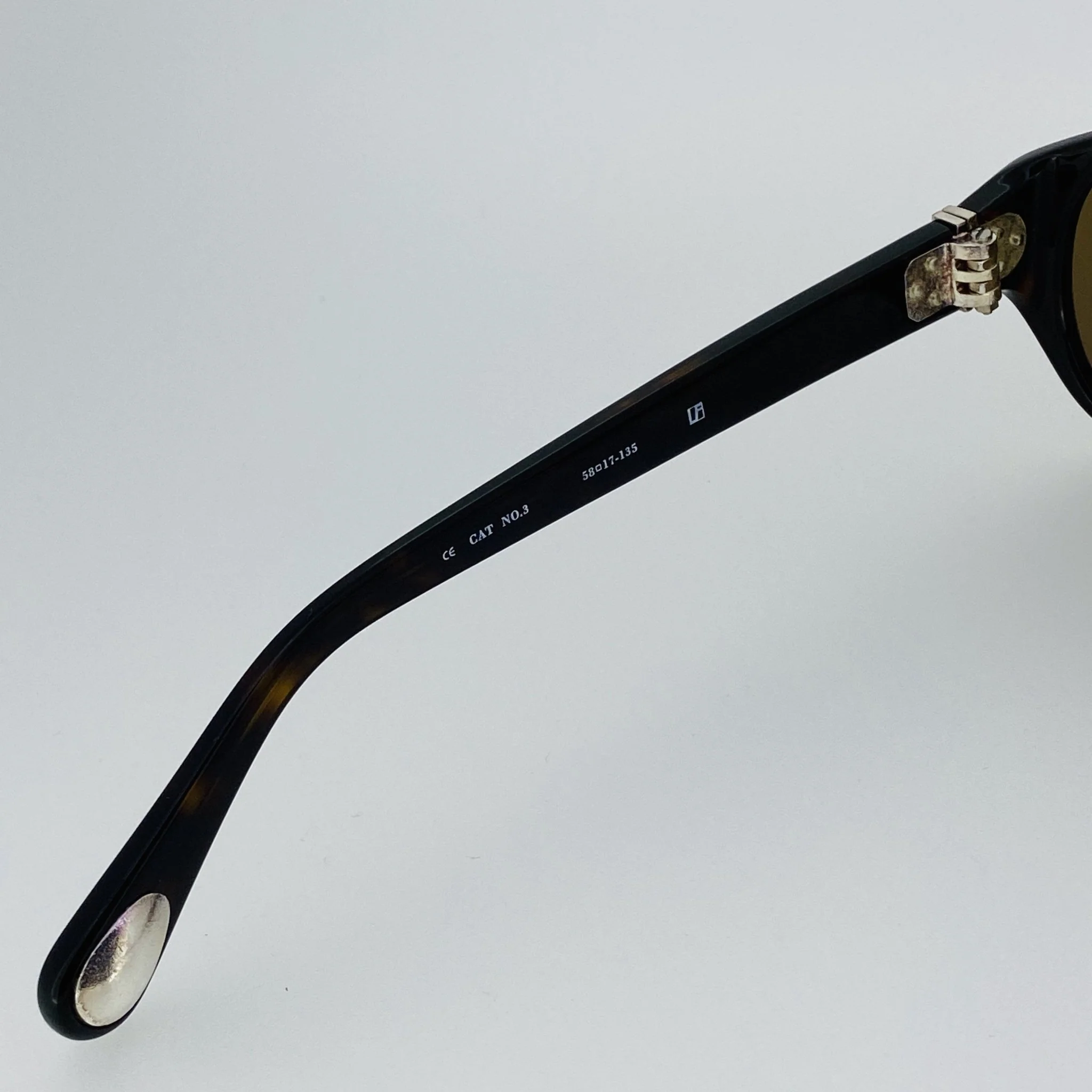 Ann Demeulemeester Sunglasses Flat Top Tortoise Shell and Brown - Image 10