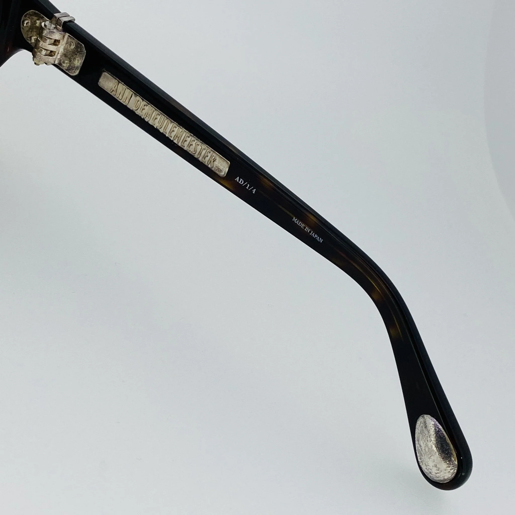 Ann Demeulemeester Sunglasses Flat Top Tortoise Shell and Brown - Image 11