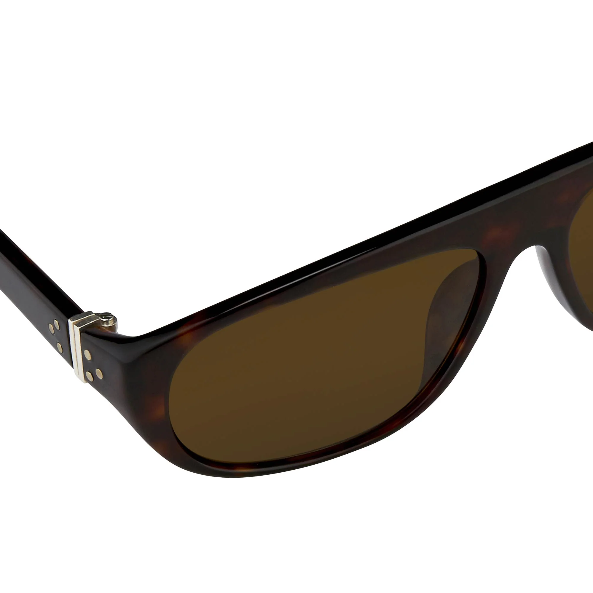 Ann Demeulemeester Sunglasses Flat Top Tortoise Shell and Brown - Image 4