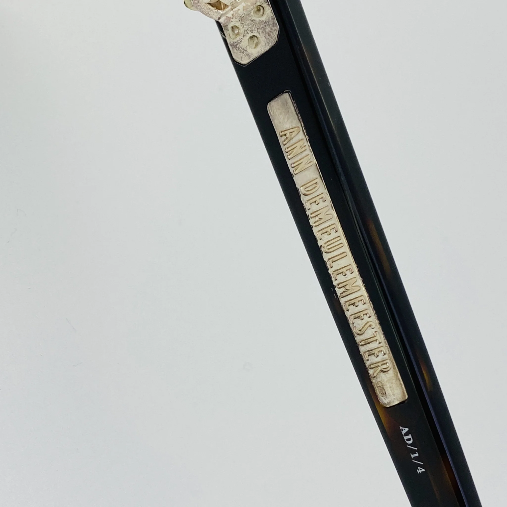 Ann Demeulemeester Sunglasses Flat Top Tortoise Shell and Brown - Image 7