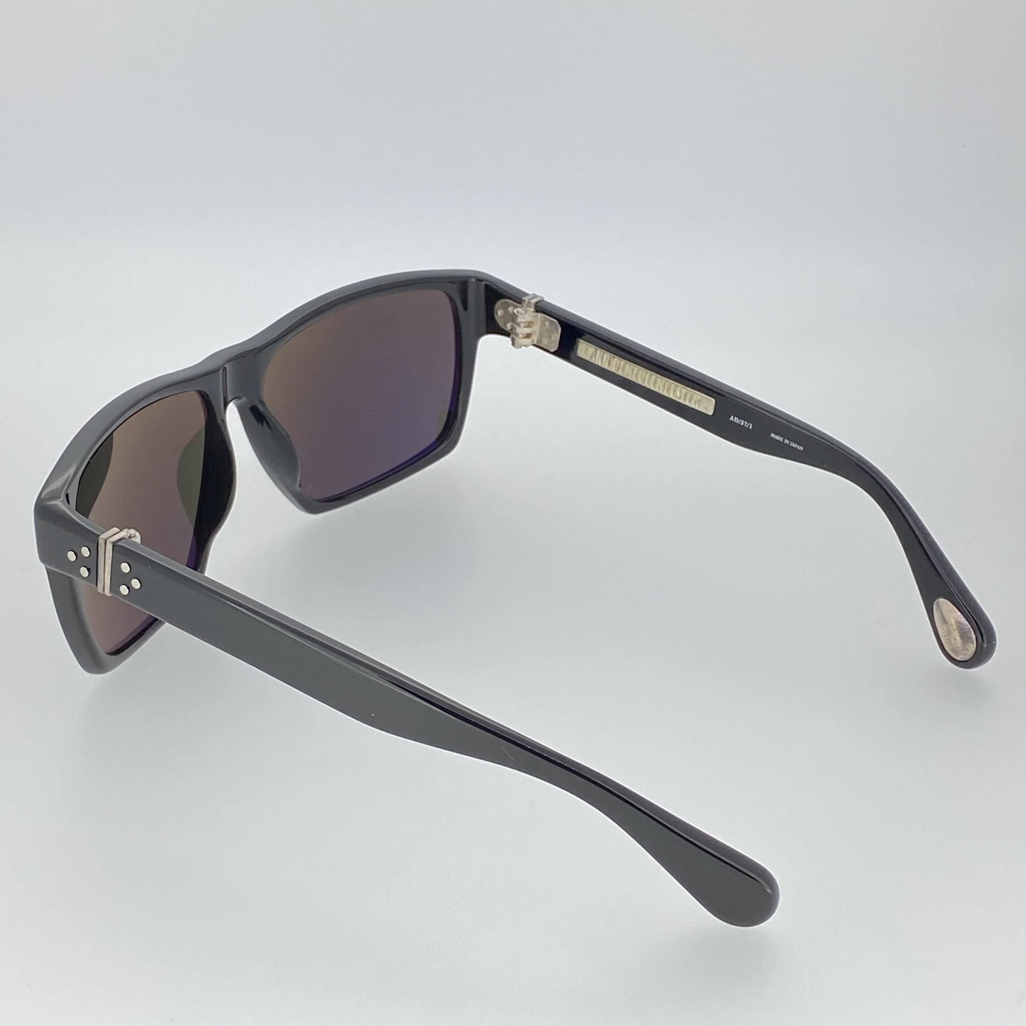 Ann Demeulemeester Men's Sunglasses Angular Black and Grey - Image 7