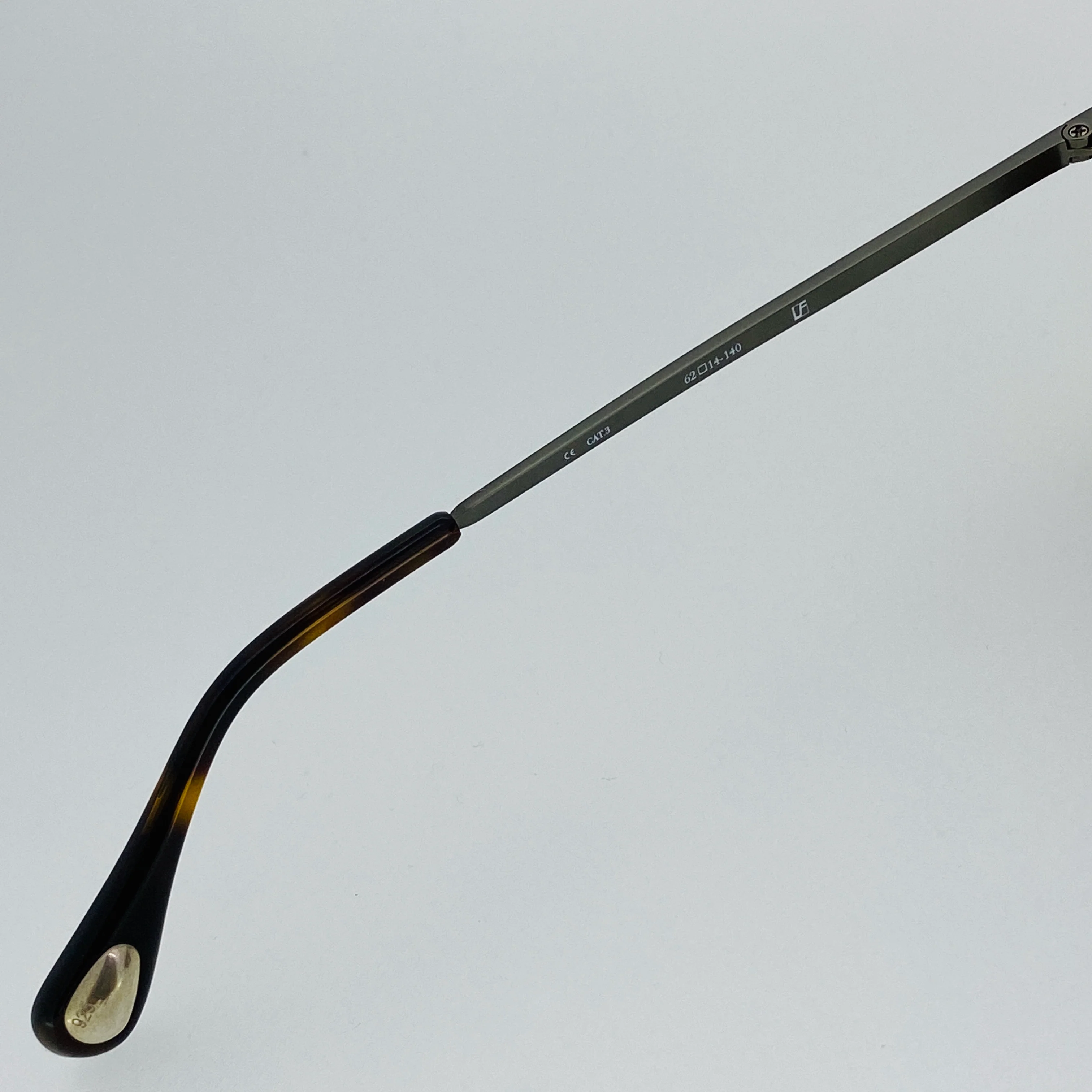 Ann Demeulemeester Men's Sunglasses White Gold and Brown - Image 14