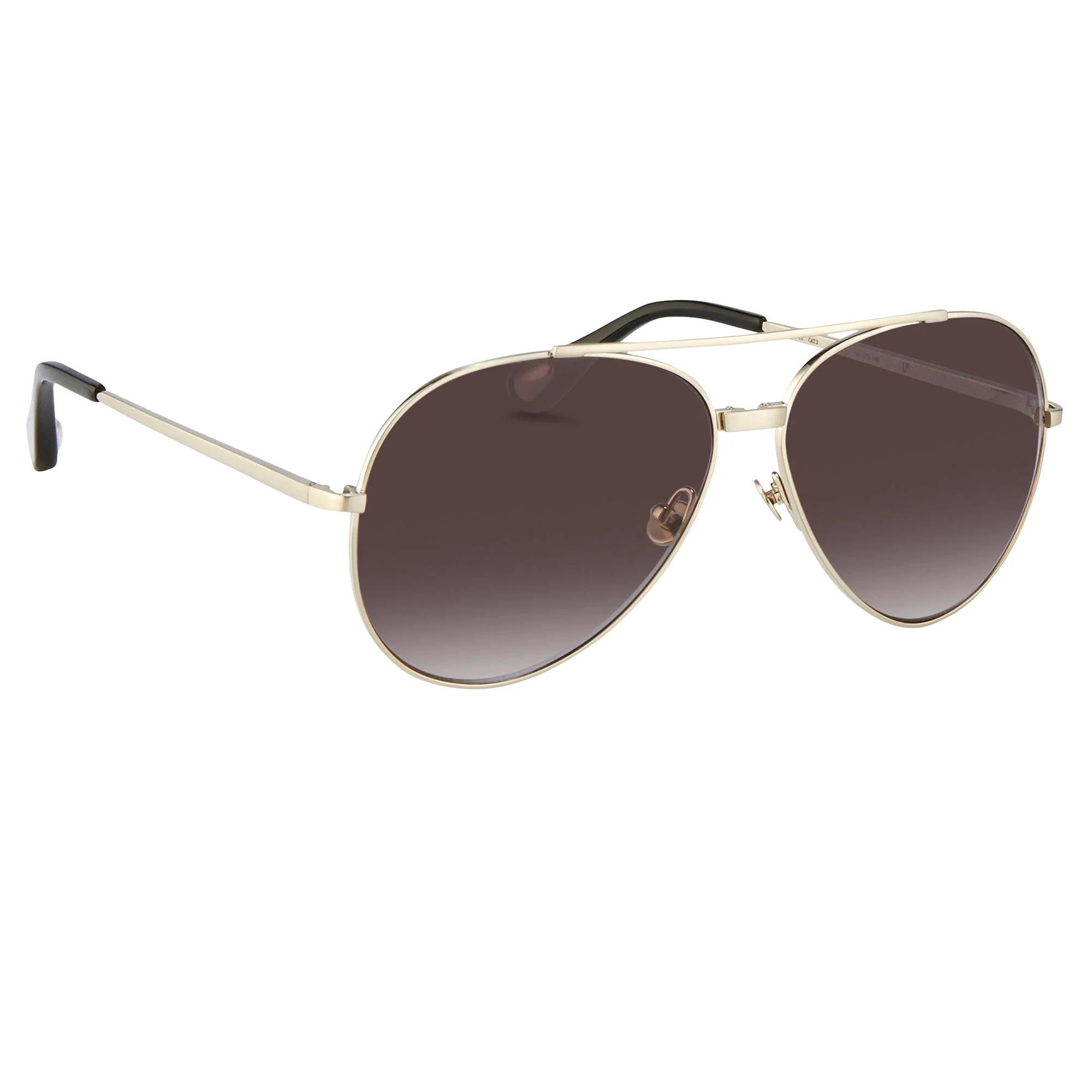 Ann Demeulemeester Men's Sunglasses White Gold and Grey - Image 3