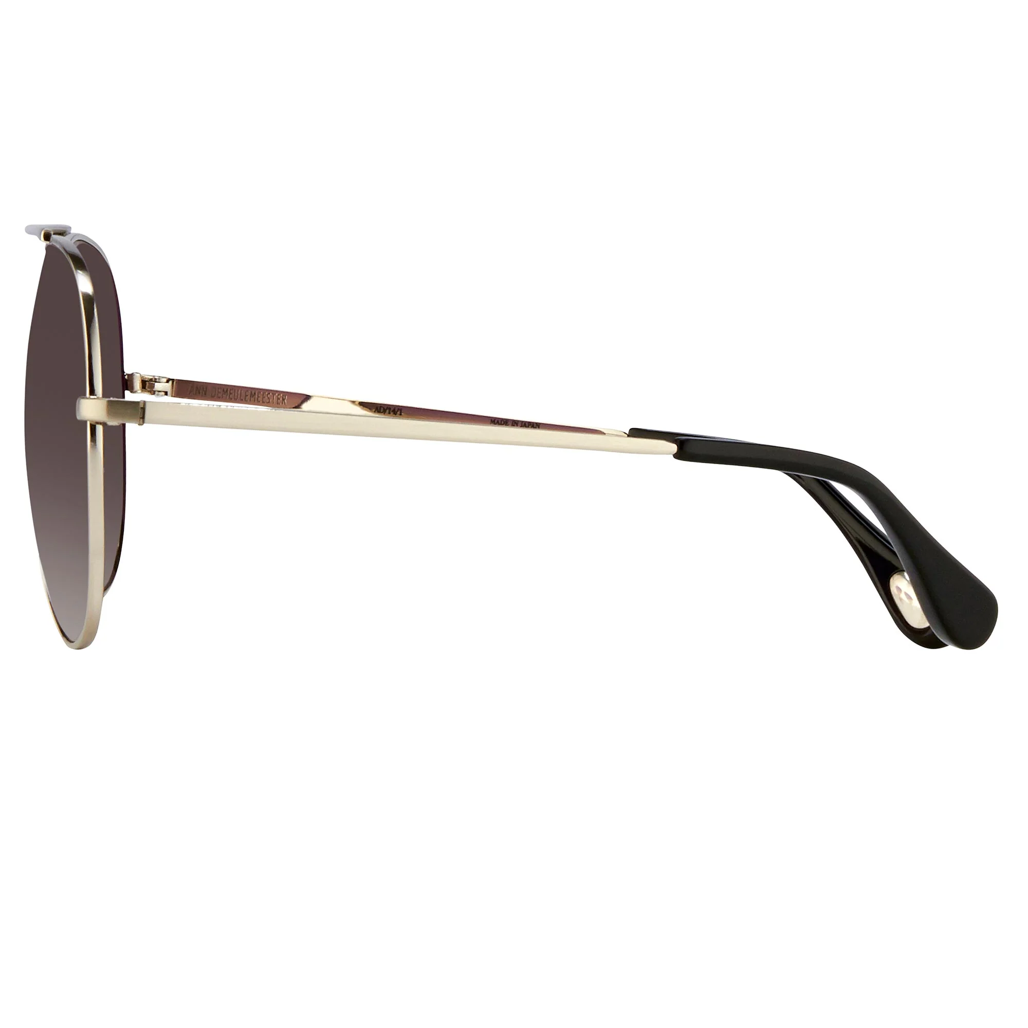 Ann Demeulemeester Men's Sunglasses White Gold and Grey - Image 4