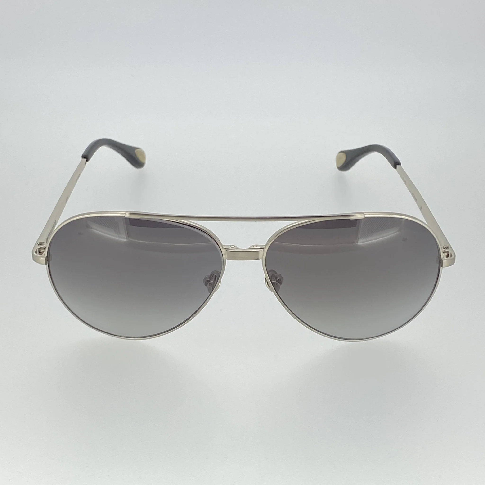 Ann Demeulemeester Men's Sunglasses White Gold and Grey - Image 5
