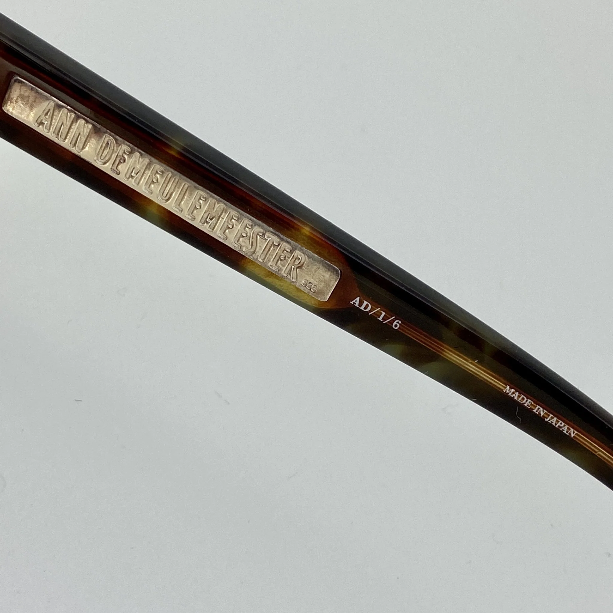 Ann Demeulemeester Sunglasses Flat Top Black and Brown Graduated - Image 13