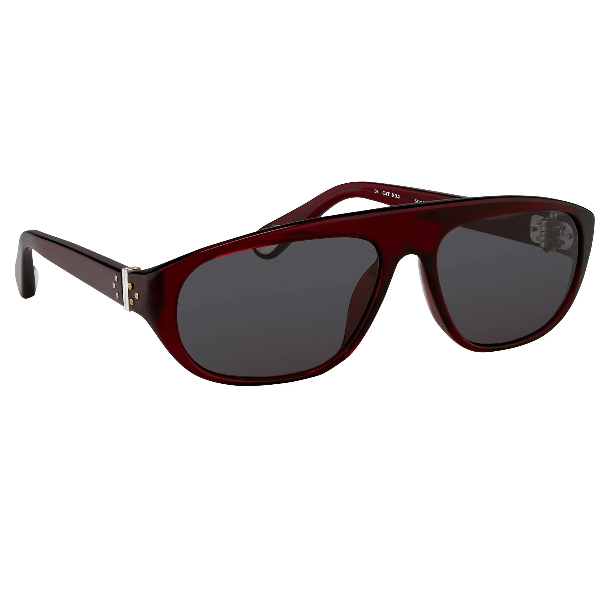 Ann Demeulemeester Men's Sunglasses Flat Top Red and Blue - Image 3