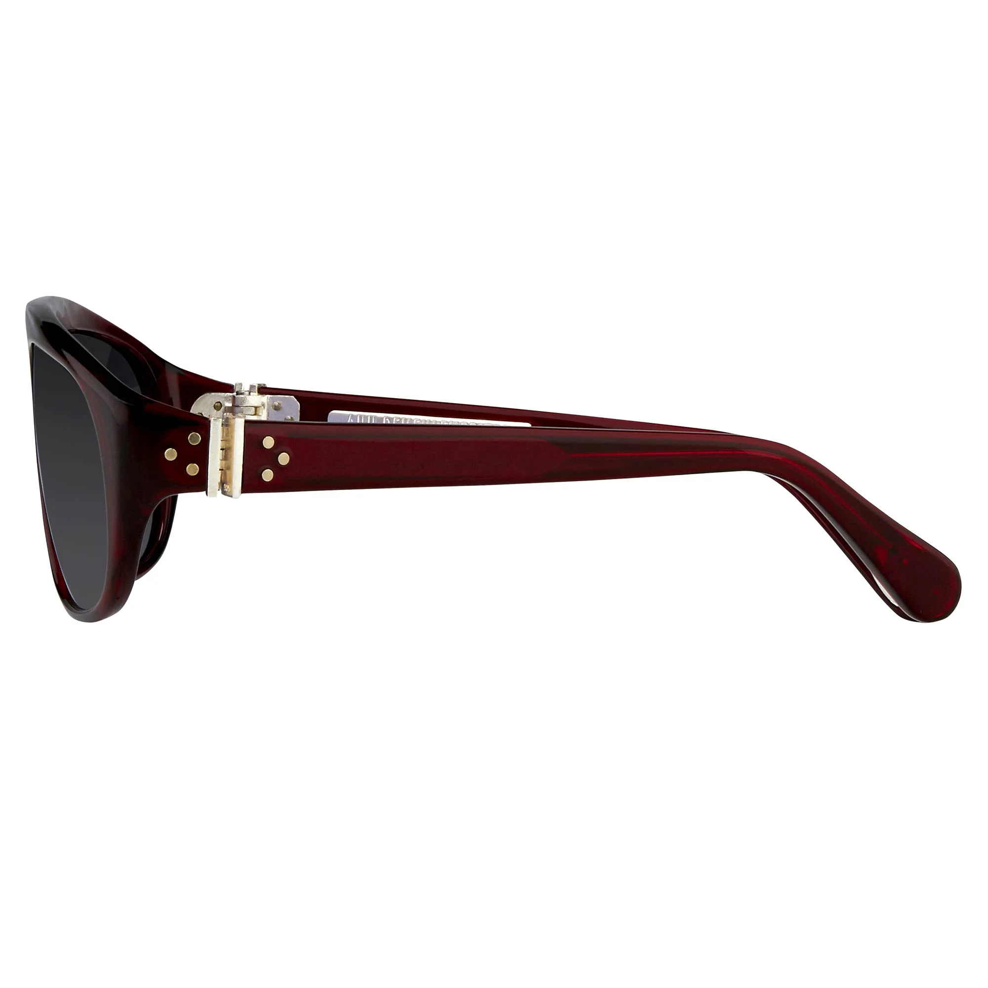 Ann Demeulemeester Men's Sunglasses Flat Top Red and Blue - Image 4