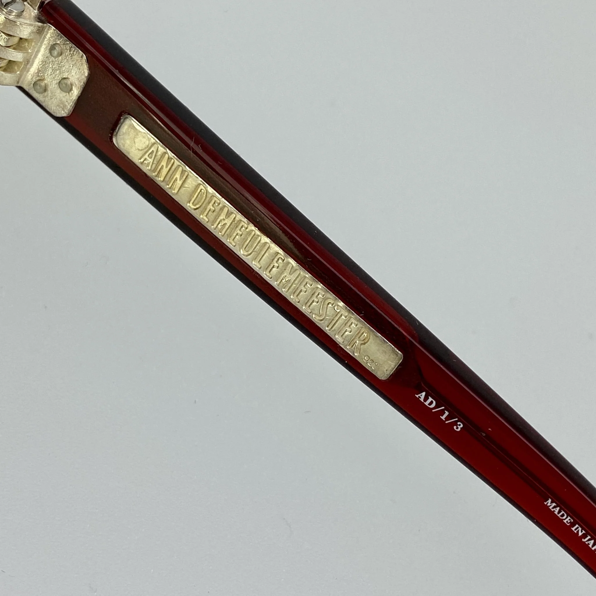 Ann Demeulemeester Men's Sunglasses Flat Top Red and Blue - Image 7