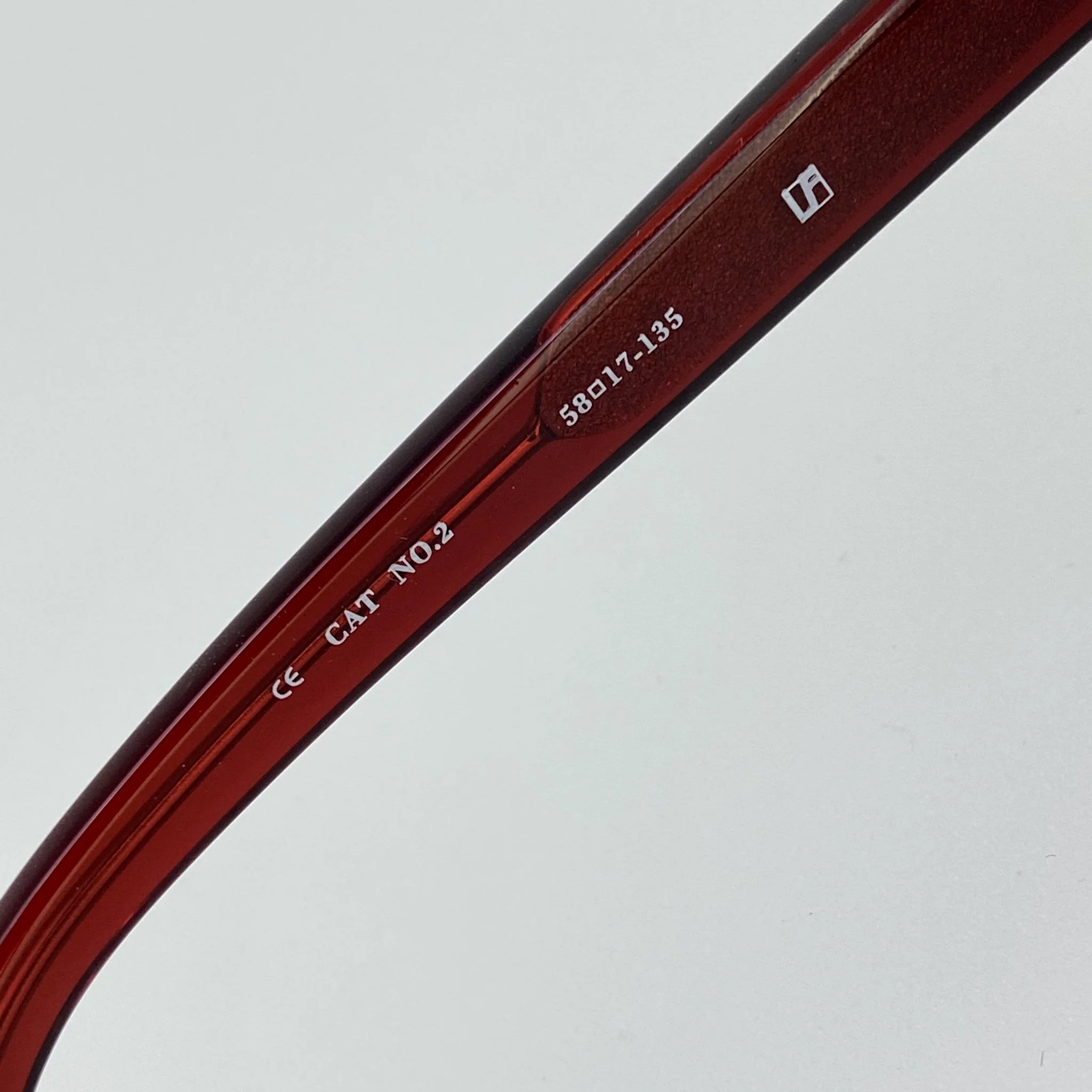 Ann Demeulemeester Men's Sunglasses Flat Top Red and Blue - Image 9