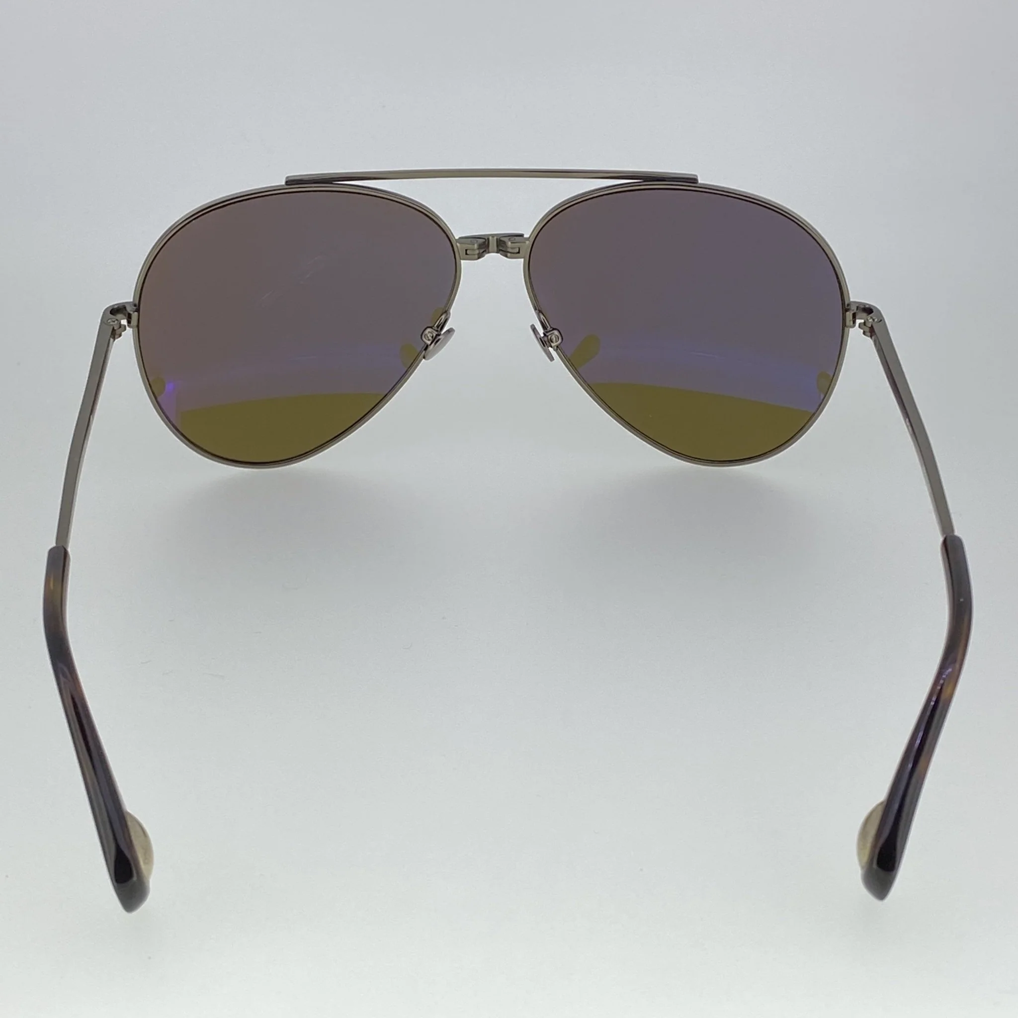 Ann Demeulemeester Men's Sunglasses Brushed Silver and Brown - Image 5