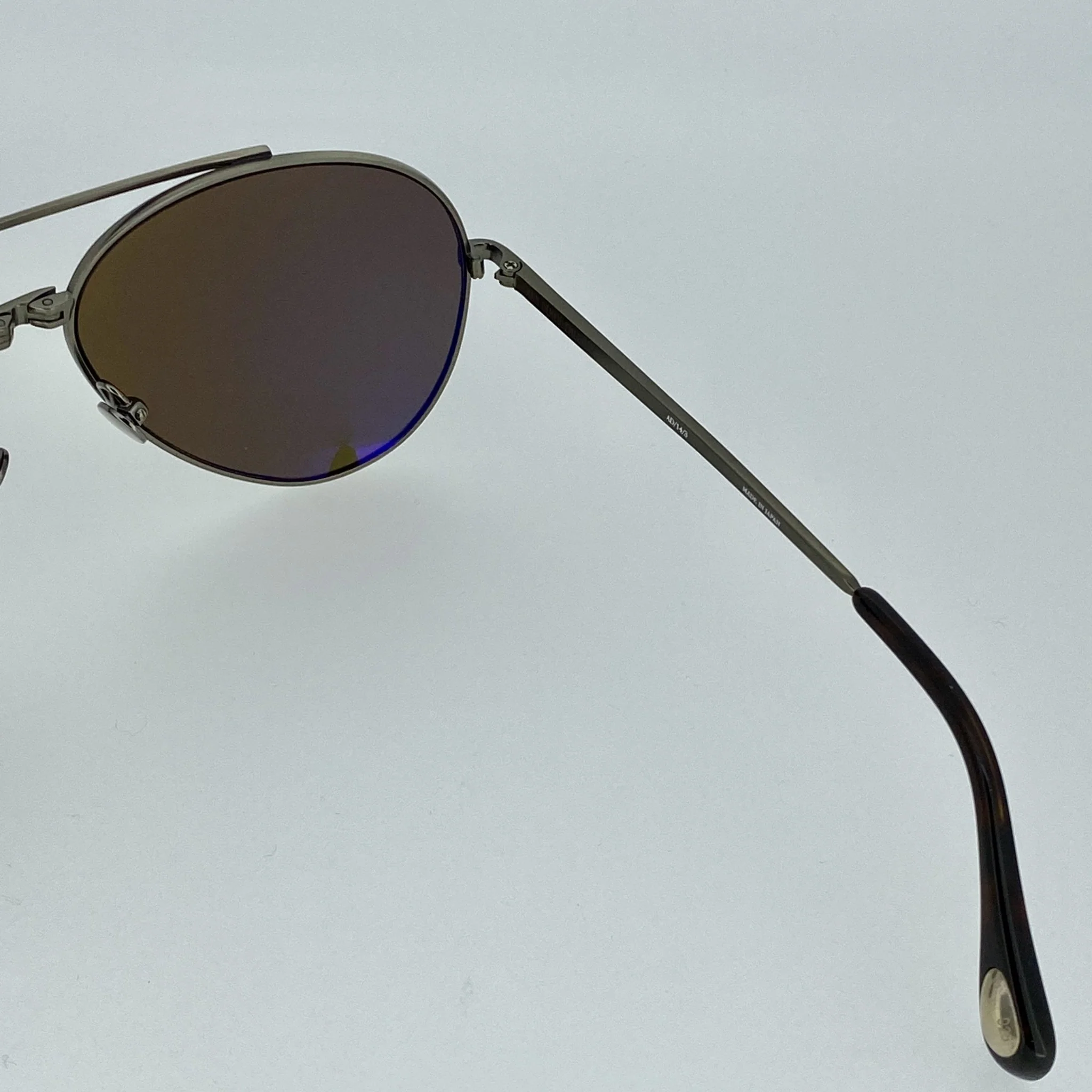 Ann Demeulemeester Men's Sunglasses Brushed Silver and Brown - Image 6