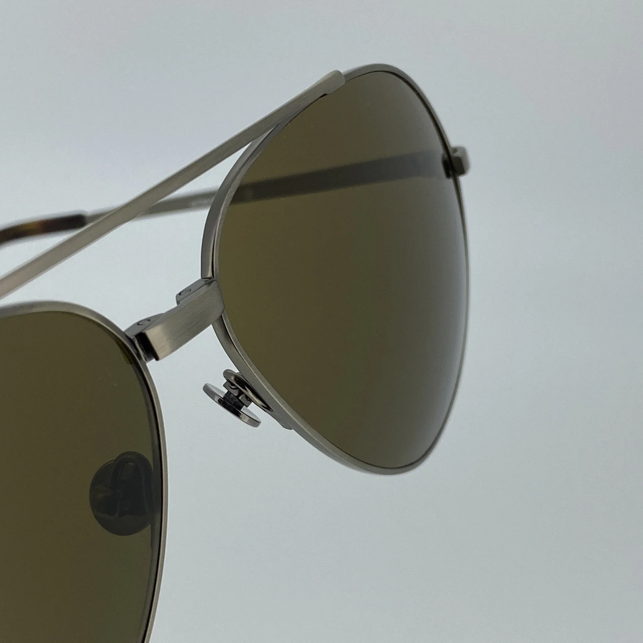 Ann Demeulemeester Men's Sunglasses Brushed Silver and Brown - Image 8