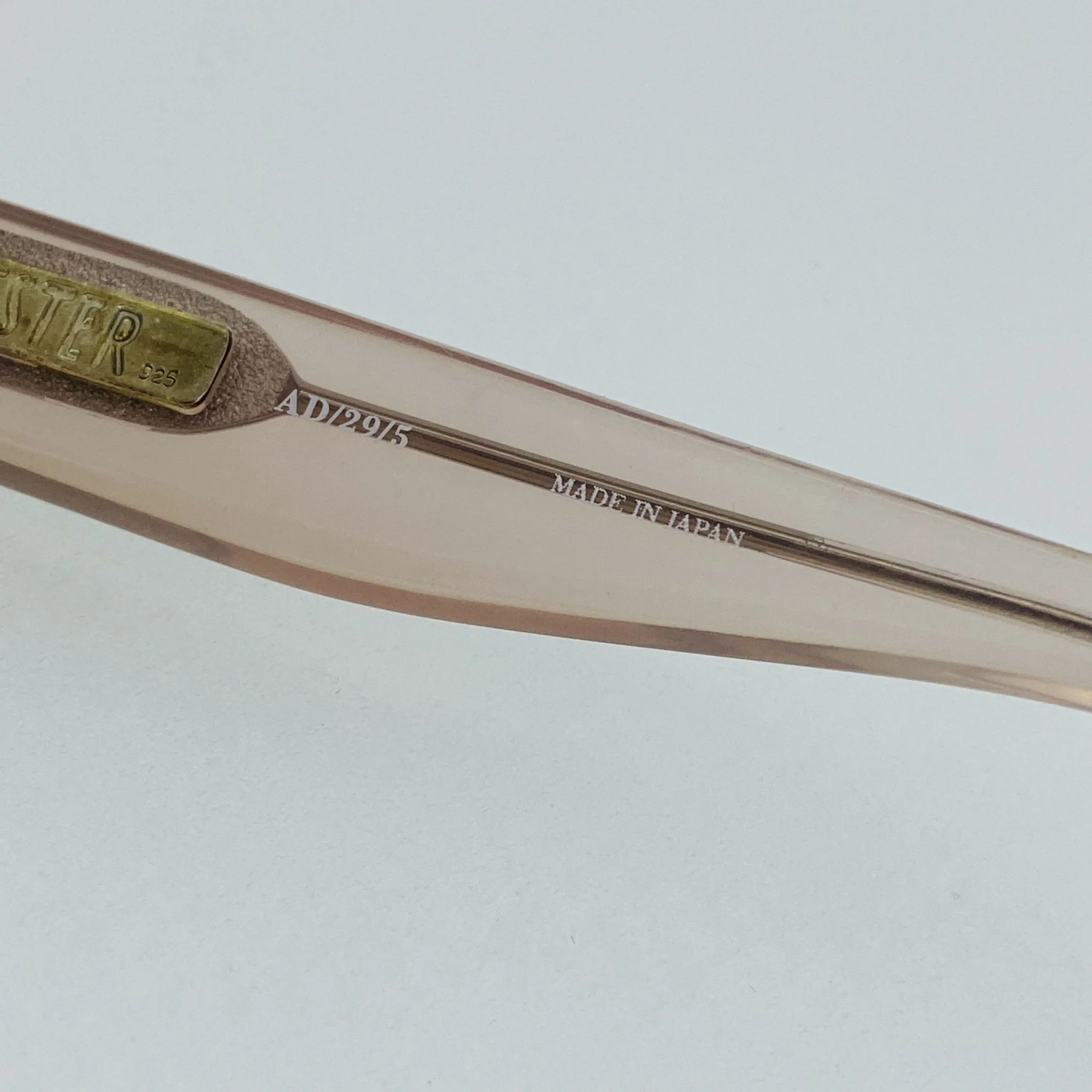 Ann Demeulemeester Sunglasses Cat Eye Blush Pink and Brown - Image 14