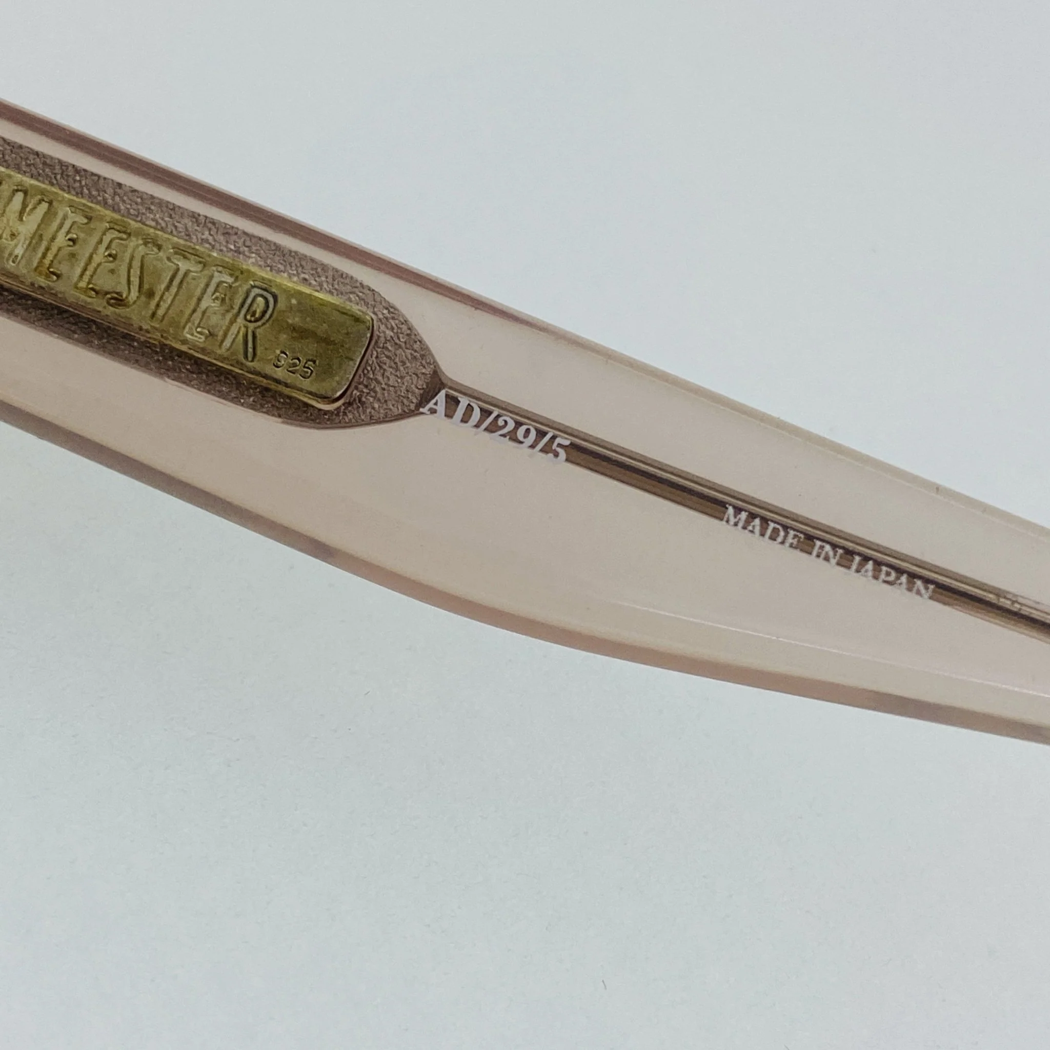 Ann Demeulemeester Sunglasses Cat Eye Blush Pink and Brown - Image 15