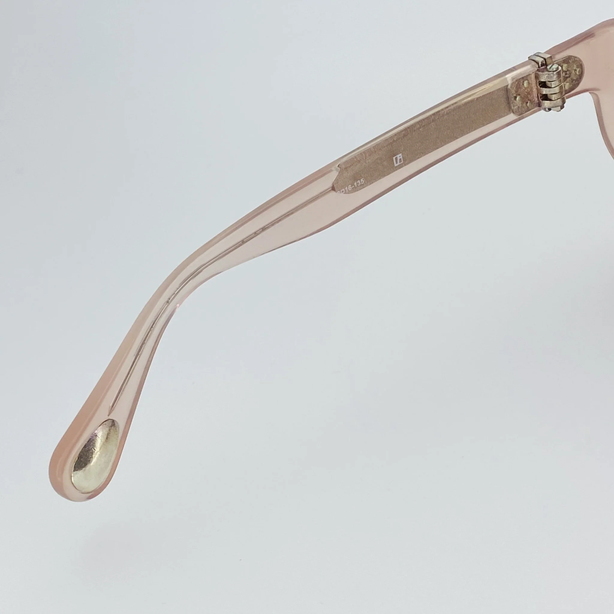 Ann Demeulemeester Sunglasses Cat Eye Blush Pink and Brown - Image 6