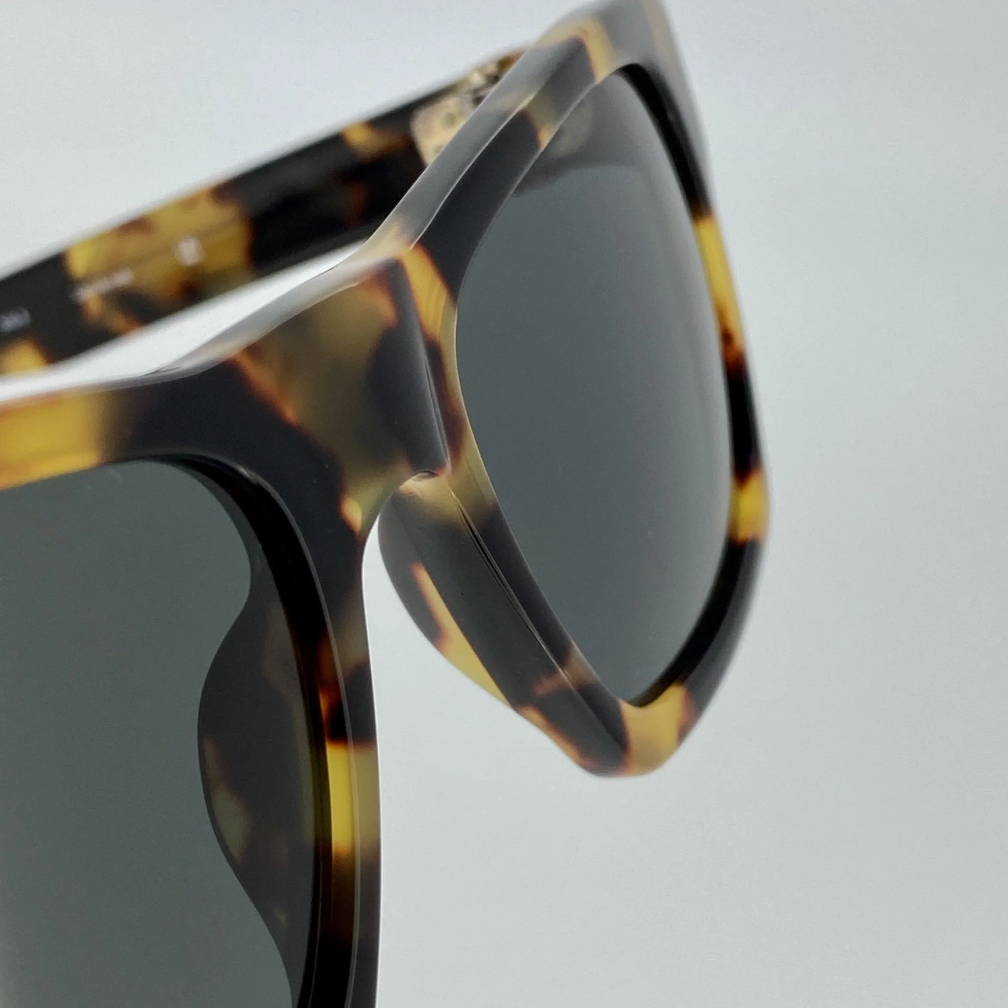 Ann Demeulemeester Sunglasses D-Frame Tortoise and Grey - Image 15