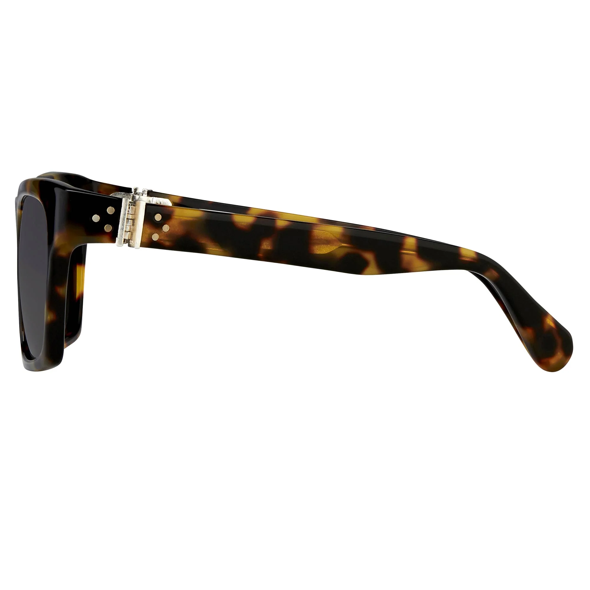 Ann Demeulemeester Sunglasses D-Frame Tortoise and Grey - Image 4