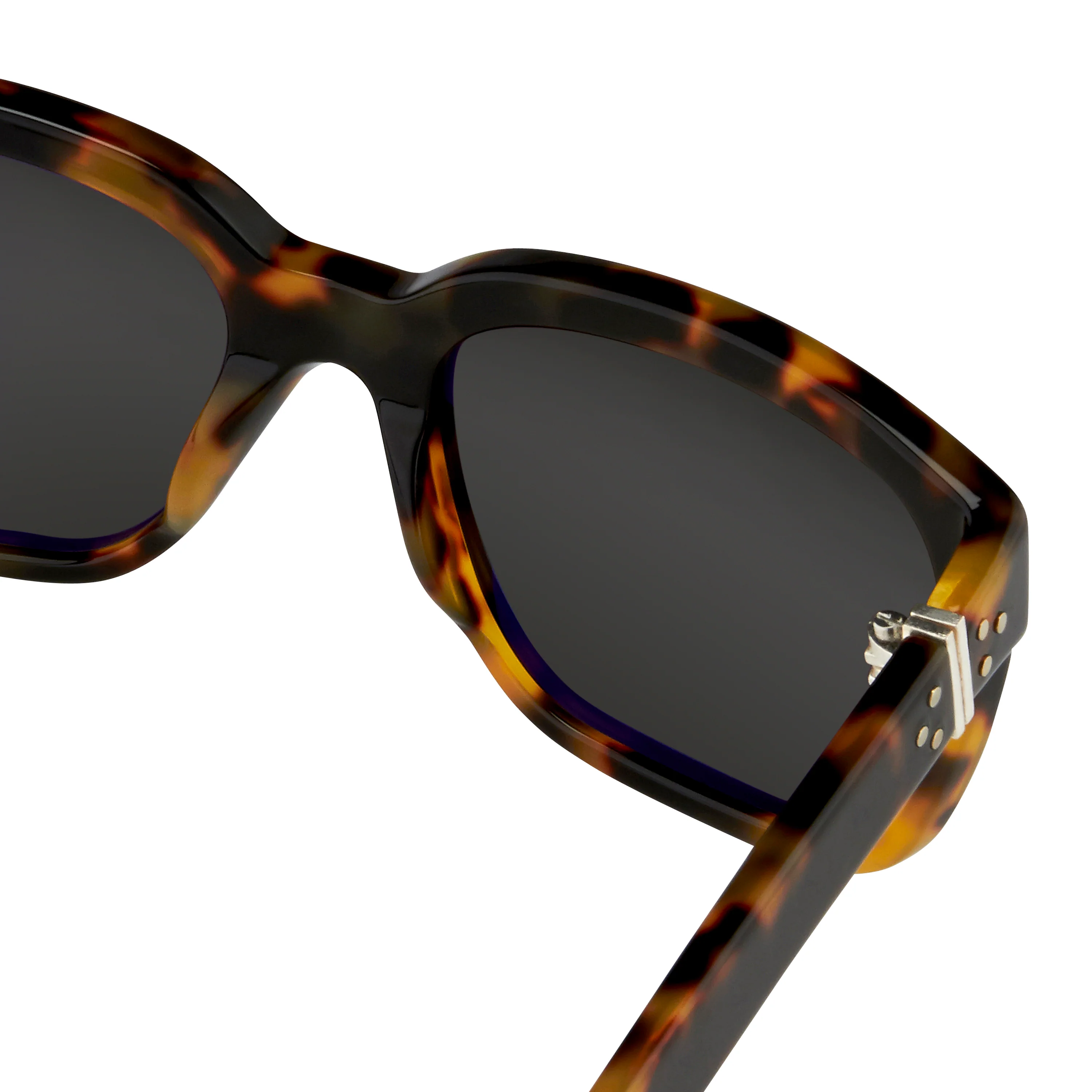 Ann Demeulemeester Sunglasses D-Frame Tortoise Shell Tone and Grey - Image 3