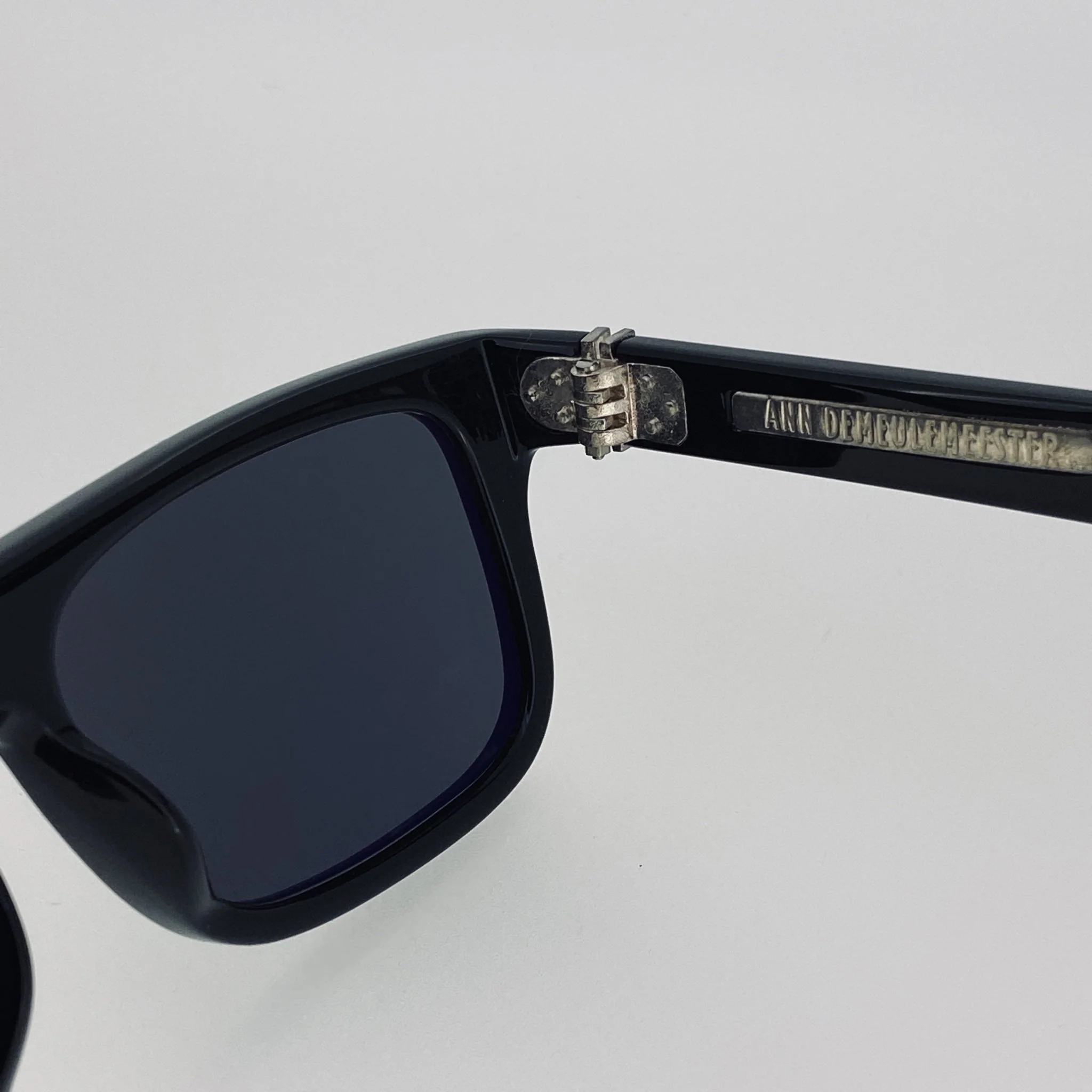 Ann Demeulemeester Sunglasses Flat Top Black and Grey - Image 11