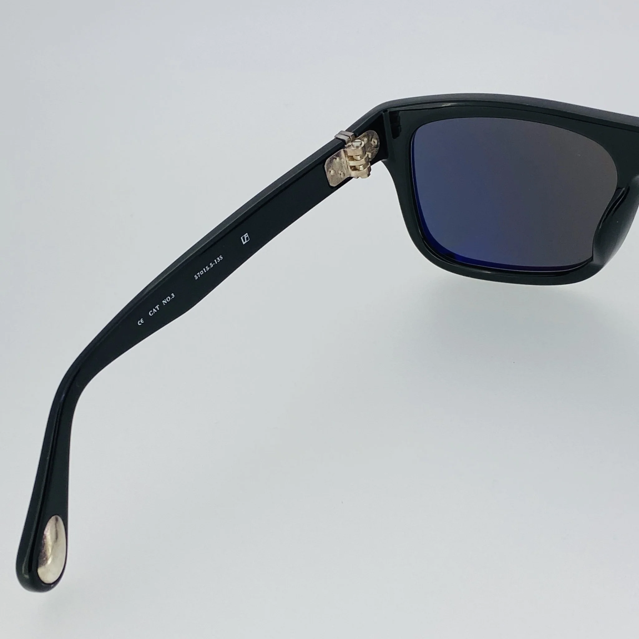 Ann Demeulemeester Sunglasses Flat Top Black and Grey - Image 13