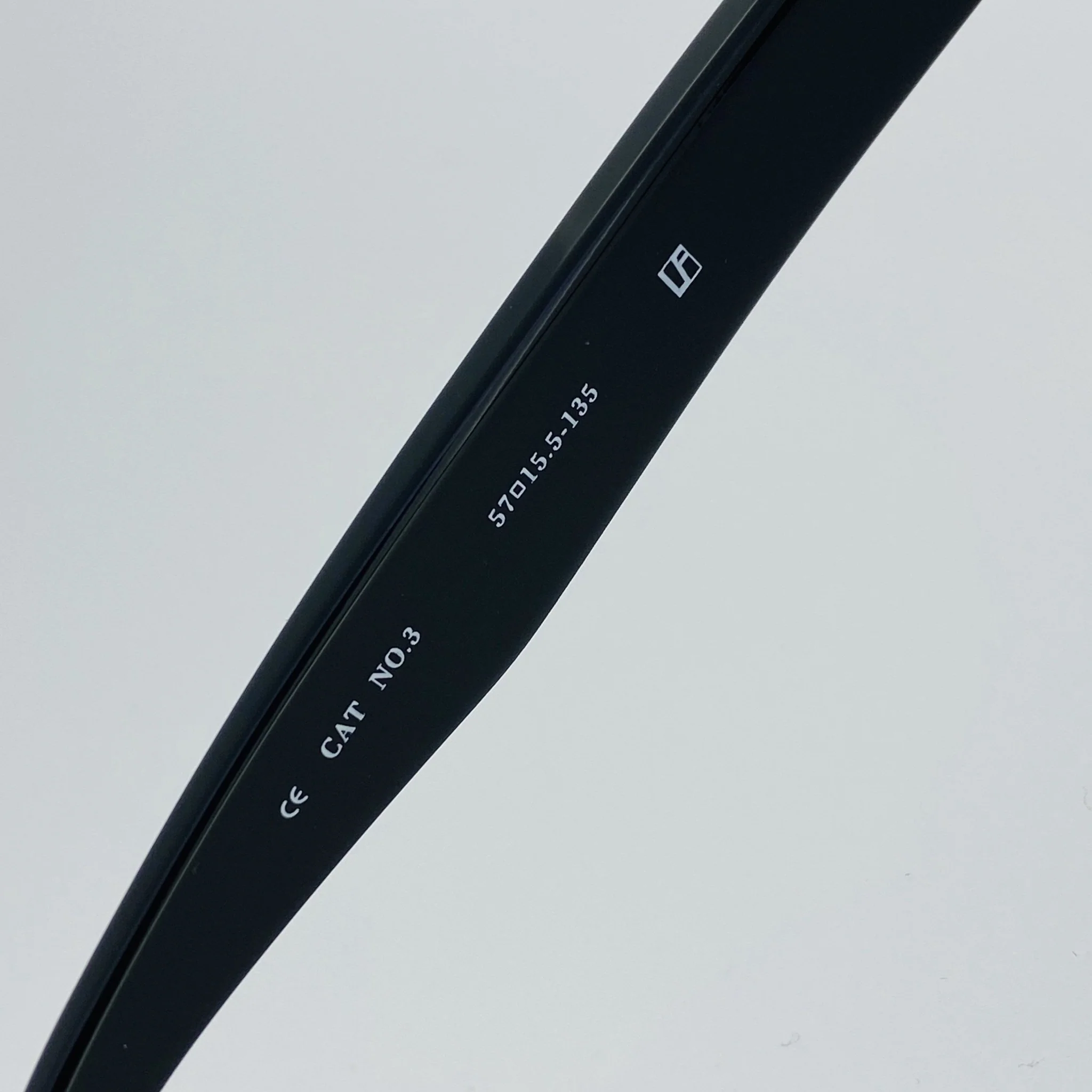 Ann Demeulemeester Sunglasses Flat Top Black and Grey - Image 14