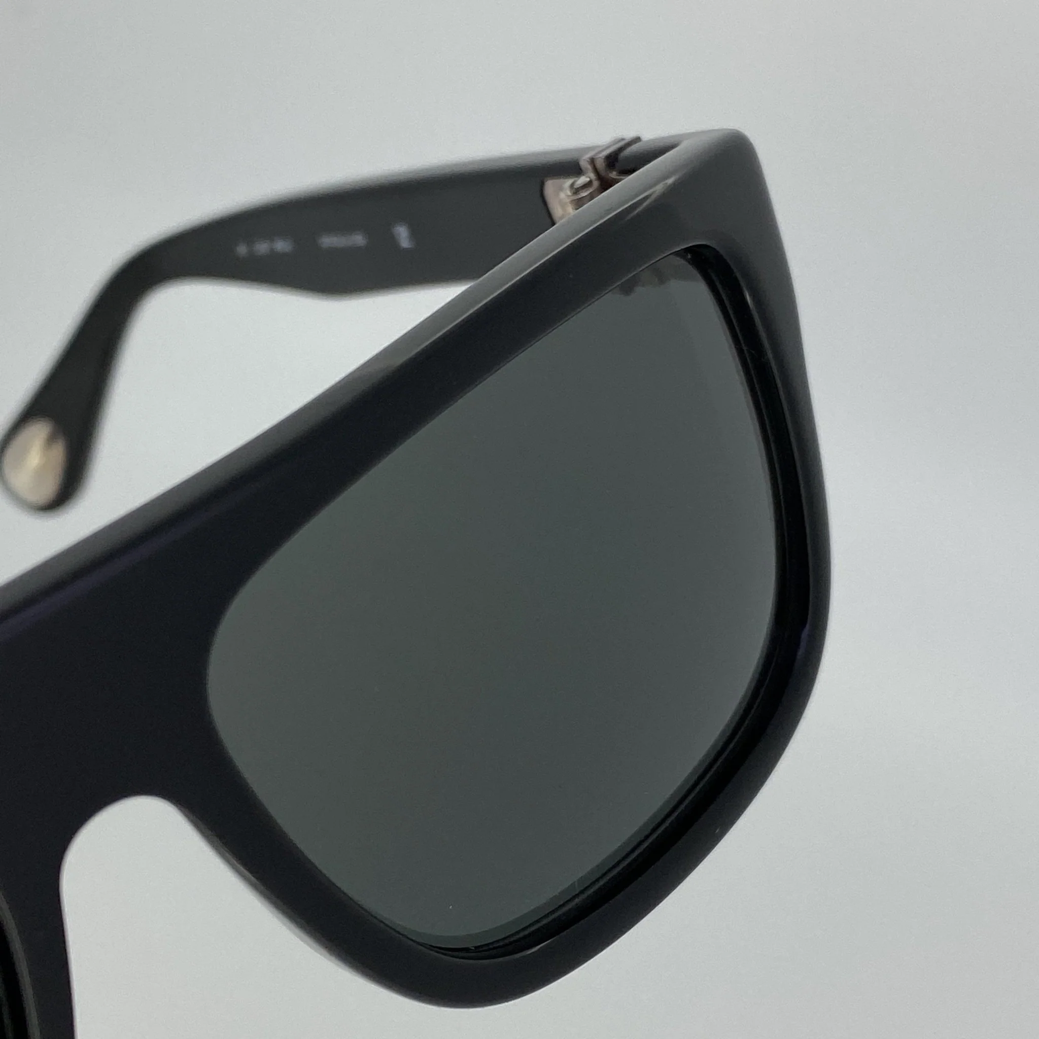 Ann Demeulemeester Sunglasses Flat Top Black and Grey - Image 7