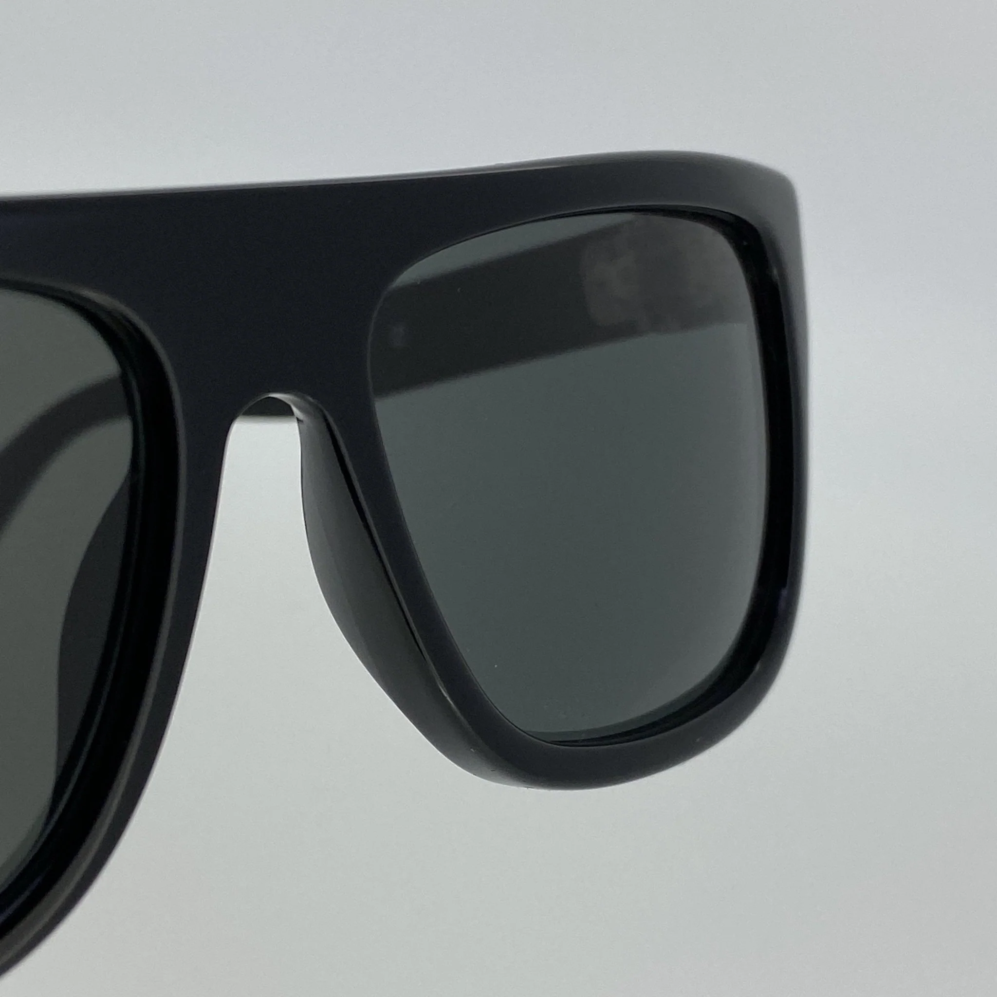 Ann Demeulemeester Sunglasses Flat Top Black and Grey - Image 8