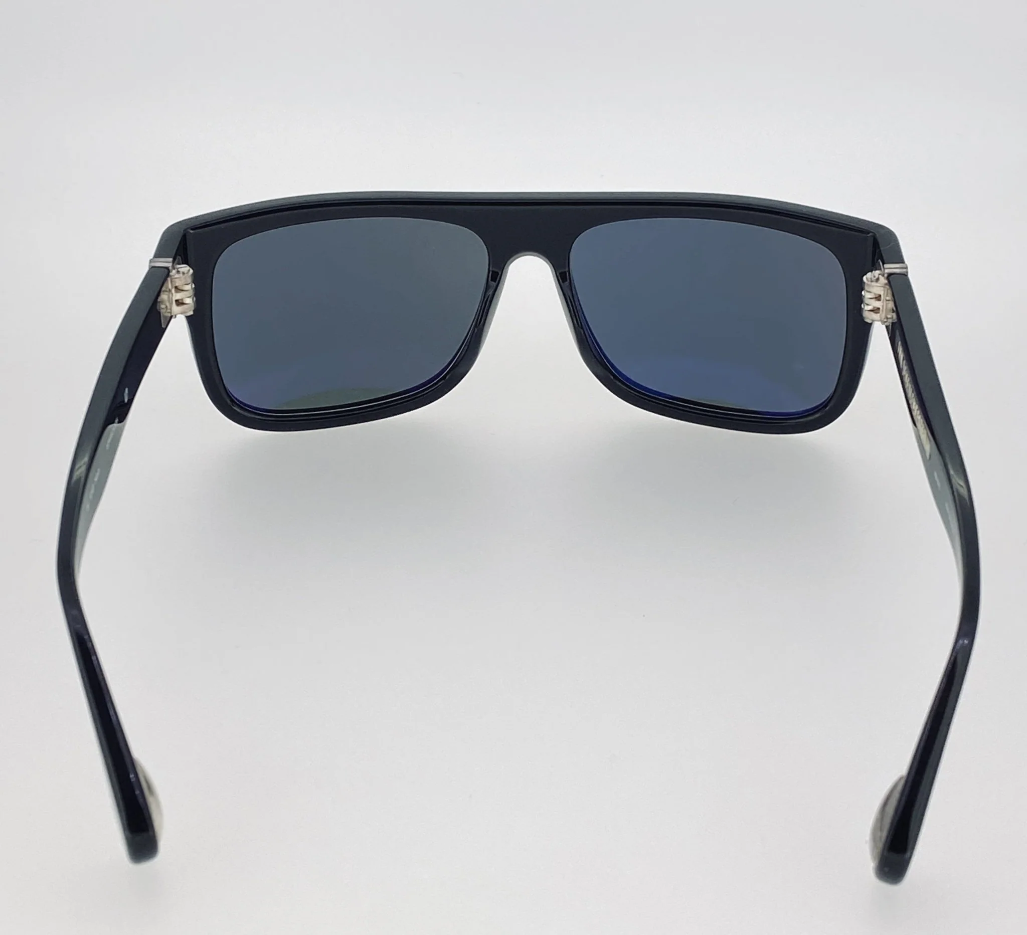 Ann Demeulemeester Sunglasses Flat Top Black and Grey - Image 9