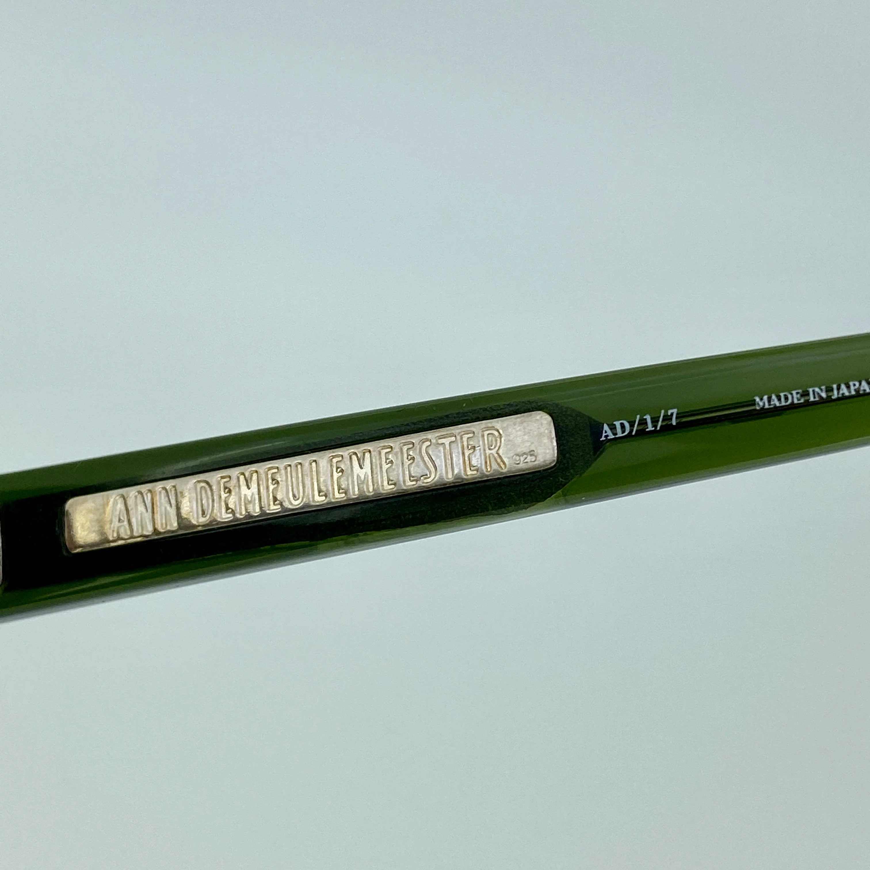 Ann Demeulemeester Men's Sunglasses Flat Top Green and Purple - Image 10