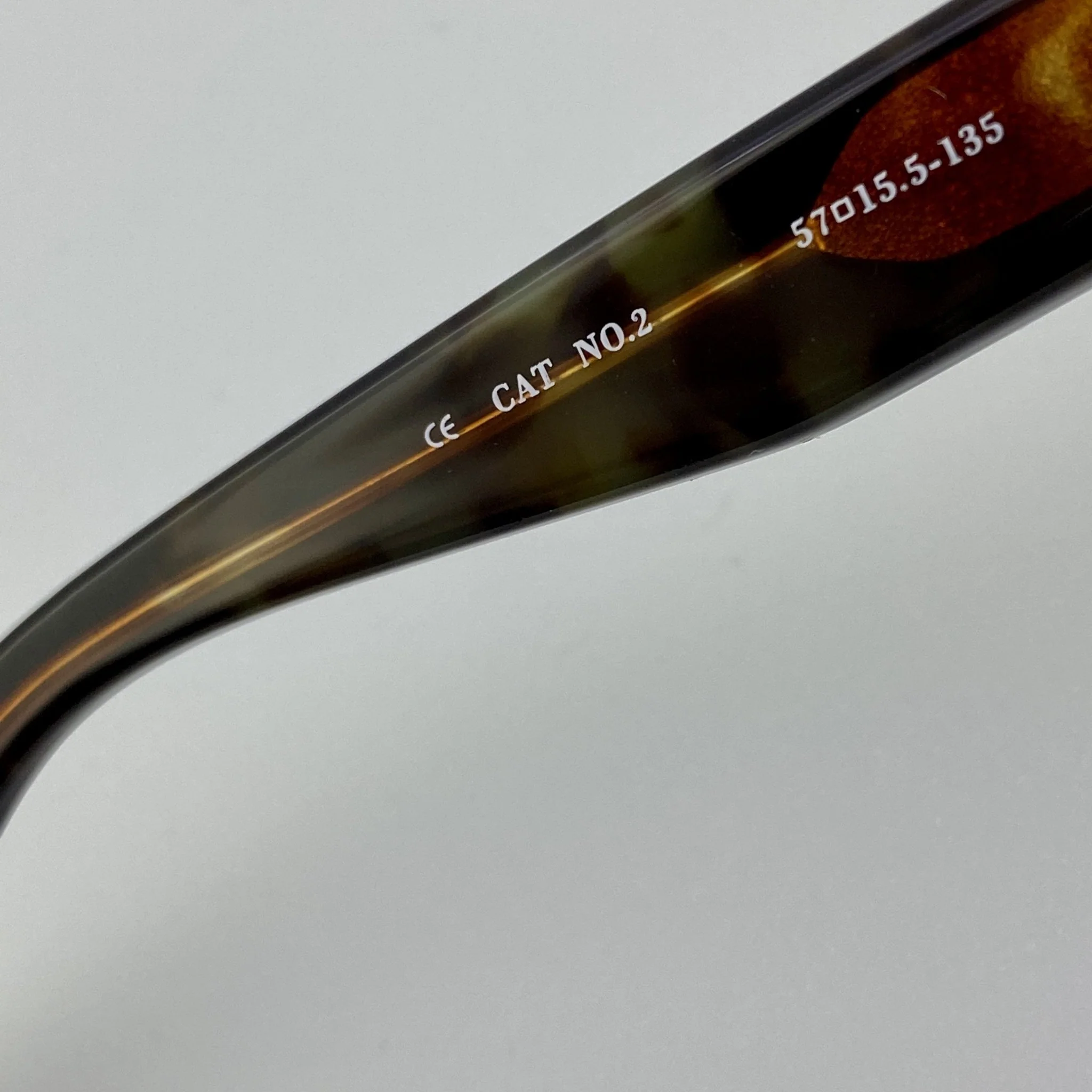 Ann Demeulemeester Sunglasses Flat Top Black and Brown - Image 10