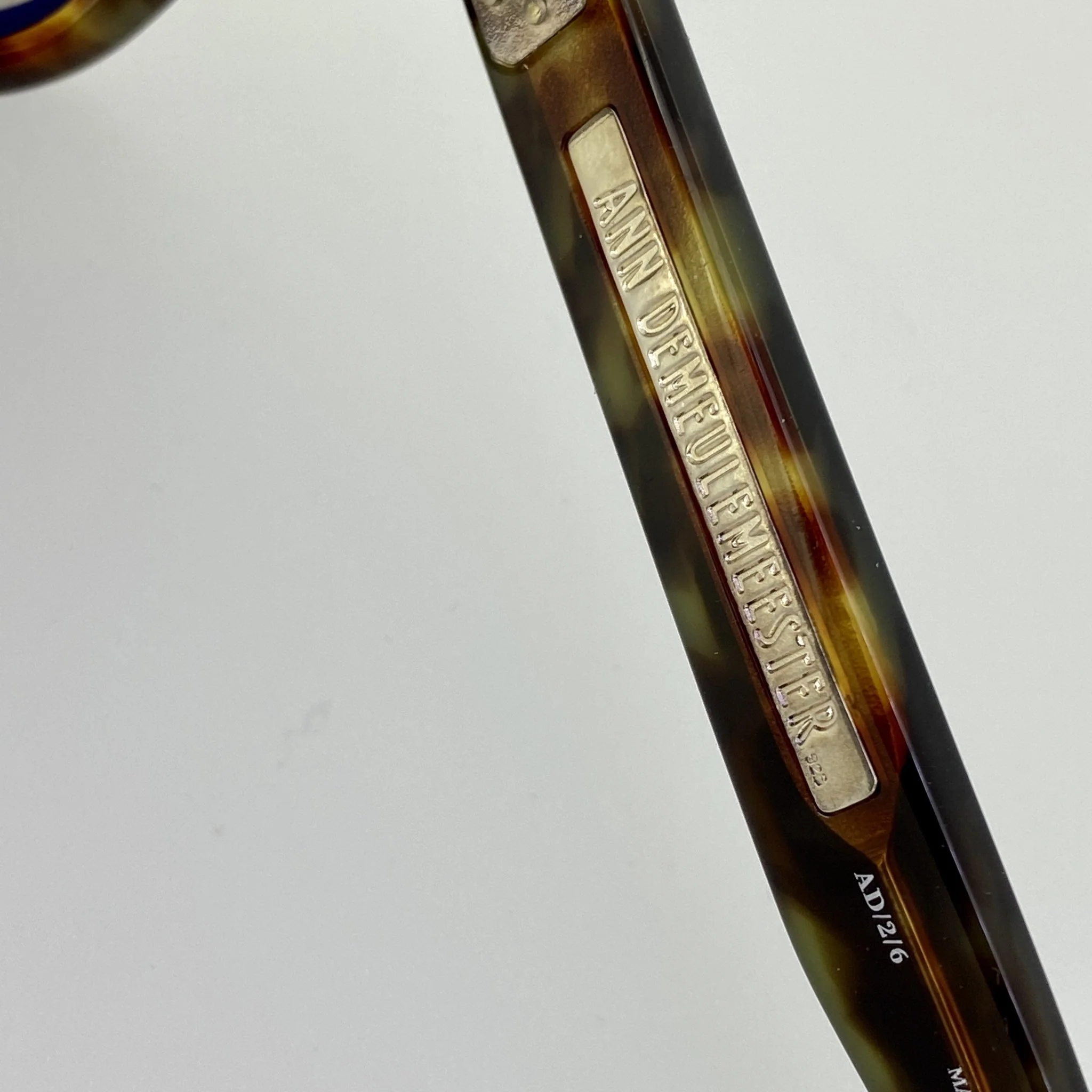 Ann Demeulemeester Sunglasses Flat Top Black and Brown - Image 8