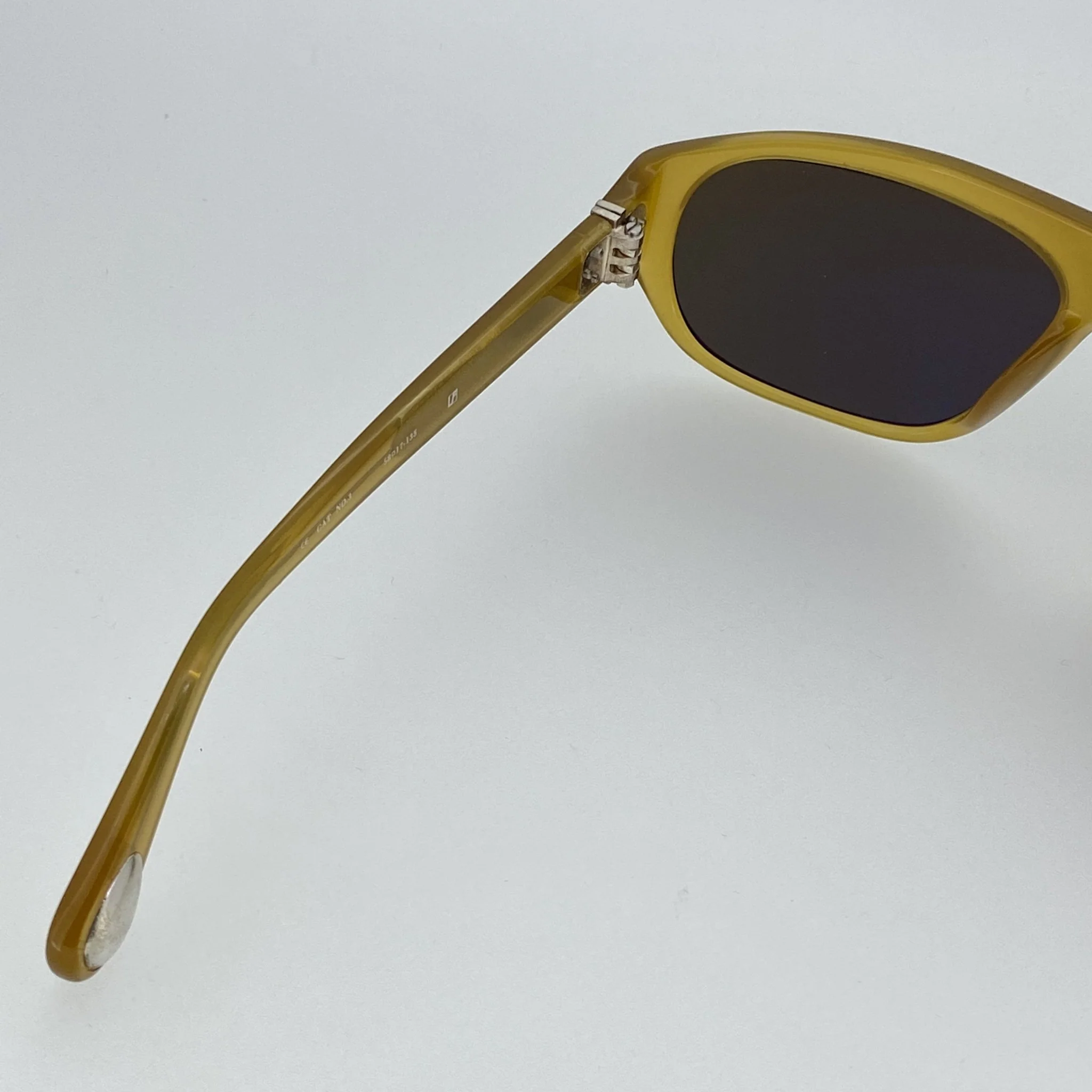 Ann Demeulemeester Sunglasses Flat Top Orange and Green - Image 11