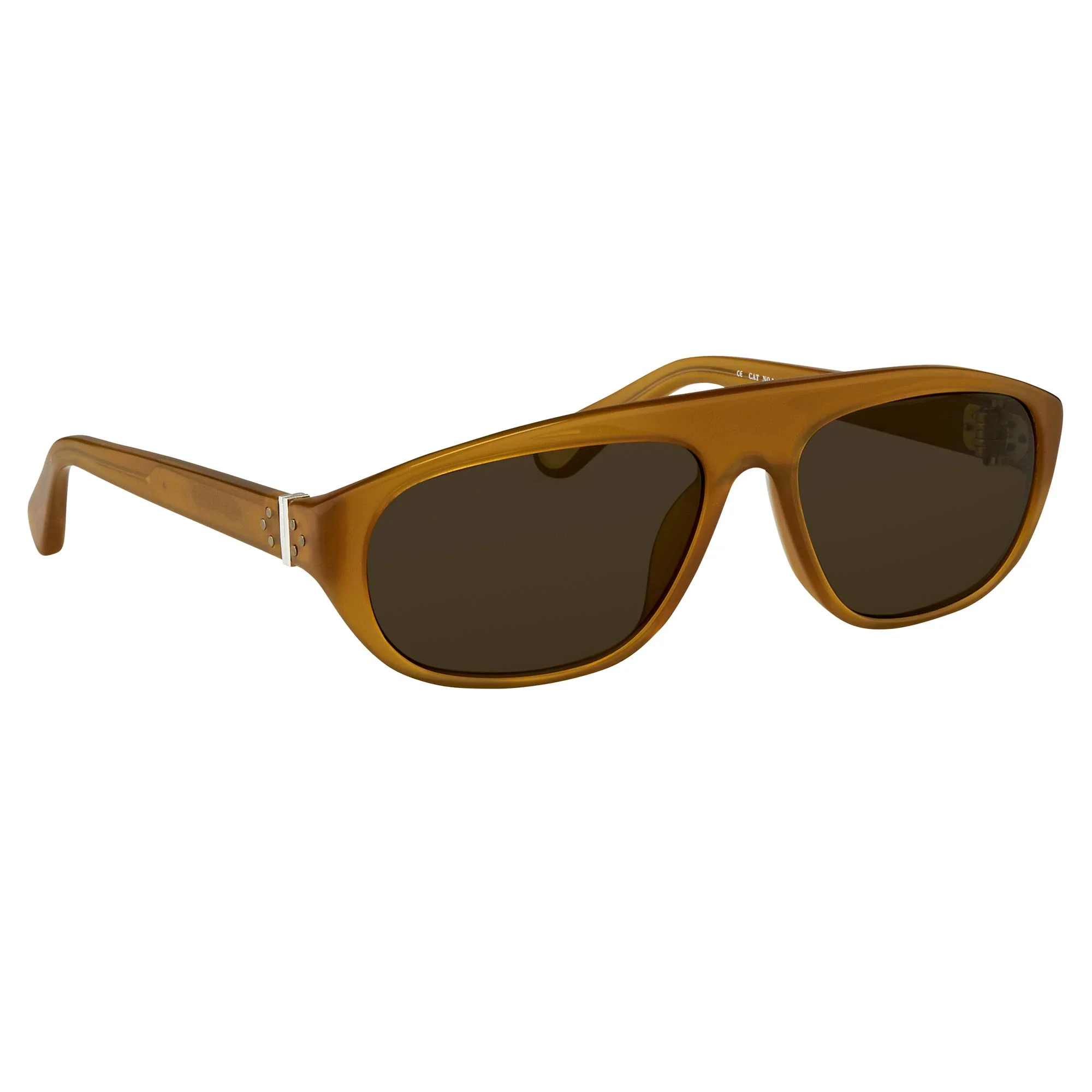 Ann Demeulemeester Sunglasses Flat Top Orange and Green - Image 3
