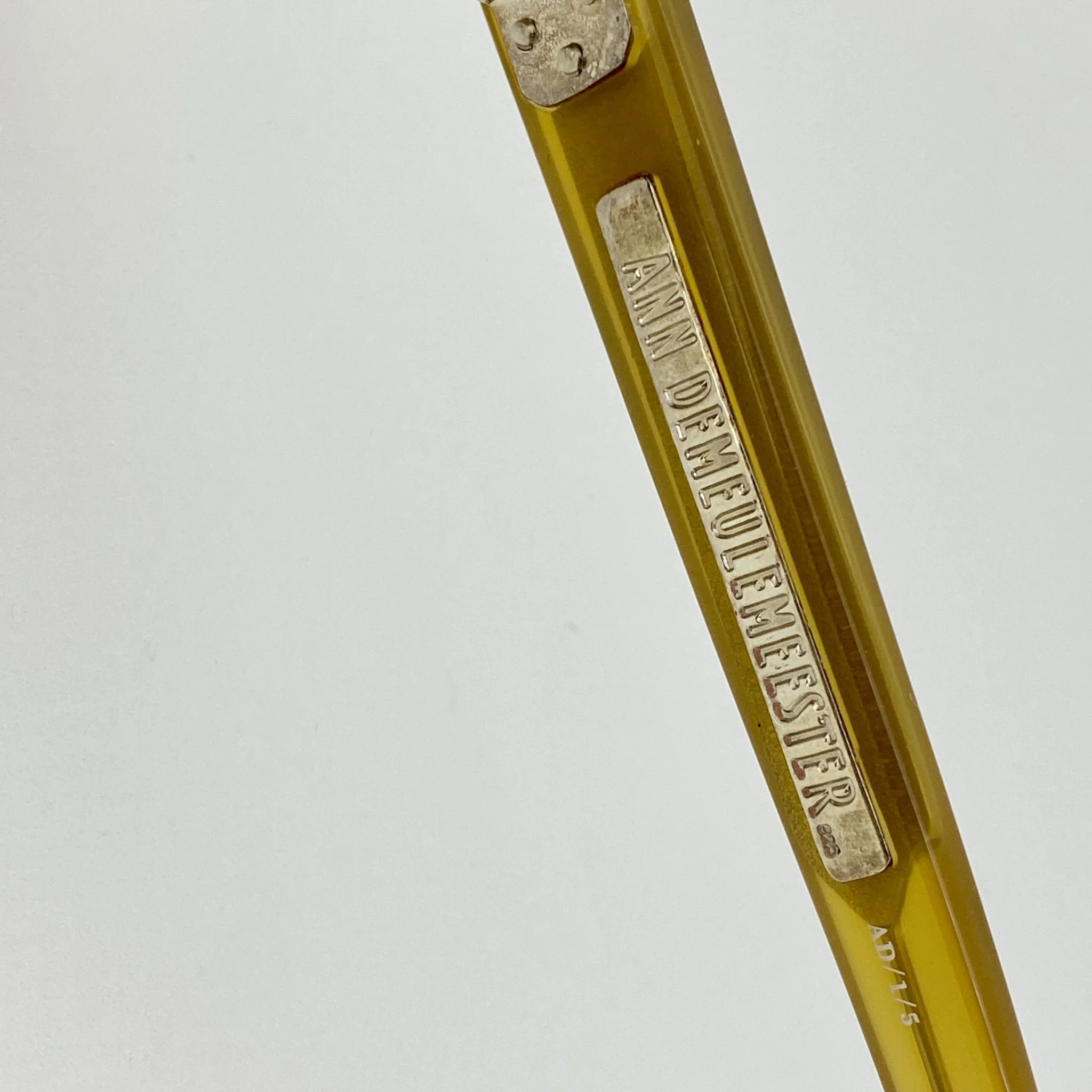 Ann Demeulemeester Sunglasses Flat Top Orange and Green - Image 7