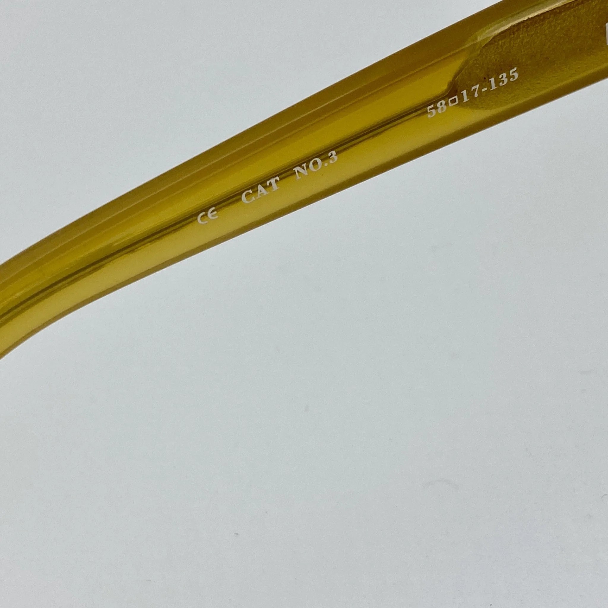 Ann Demeulemeester Sunglasses Flat Top Orange and Green - Image 9