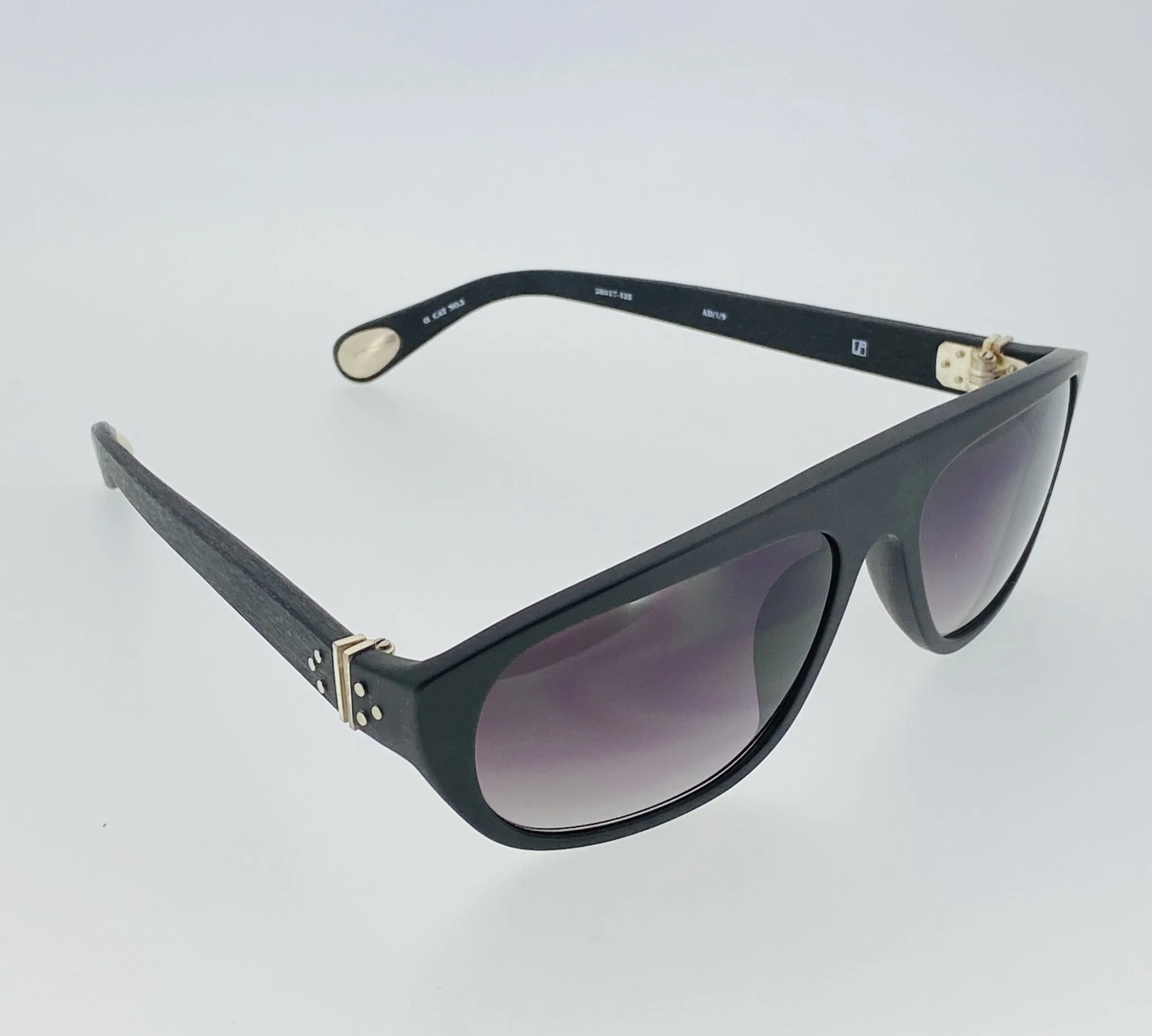 Ann Demeulemeester Men's Sunglasses Flat Top Matte Black and Grey - Image 5