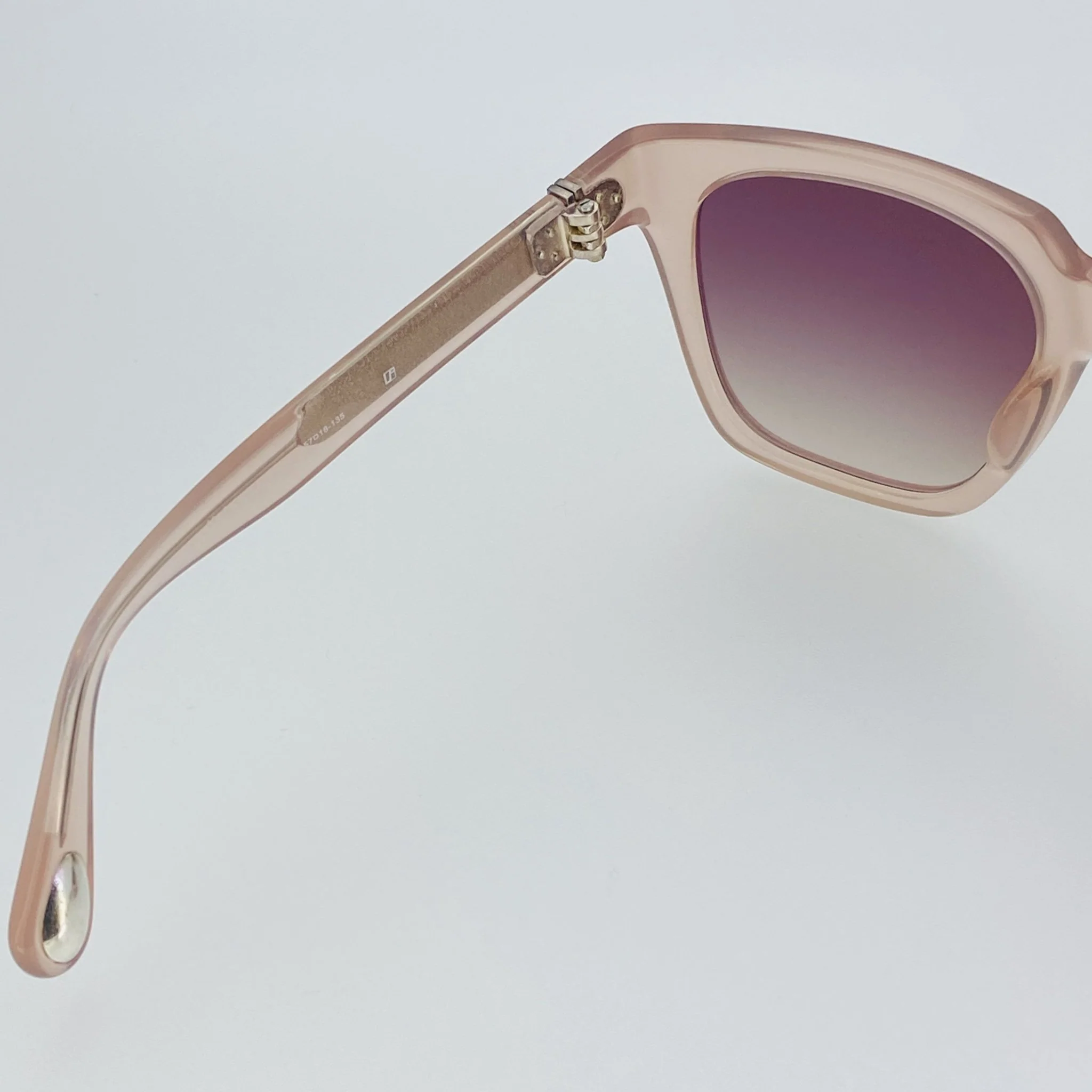 Ann Demeulemeester Sunglasses Oversized Blush Pink and Brown - Image 18