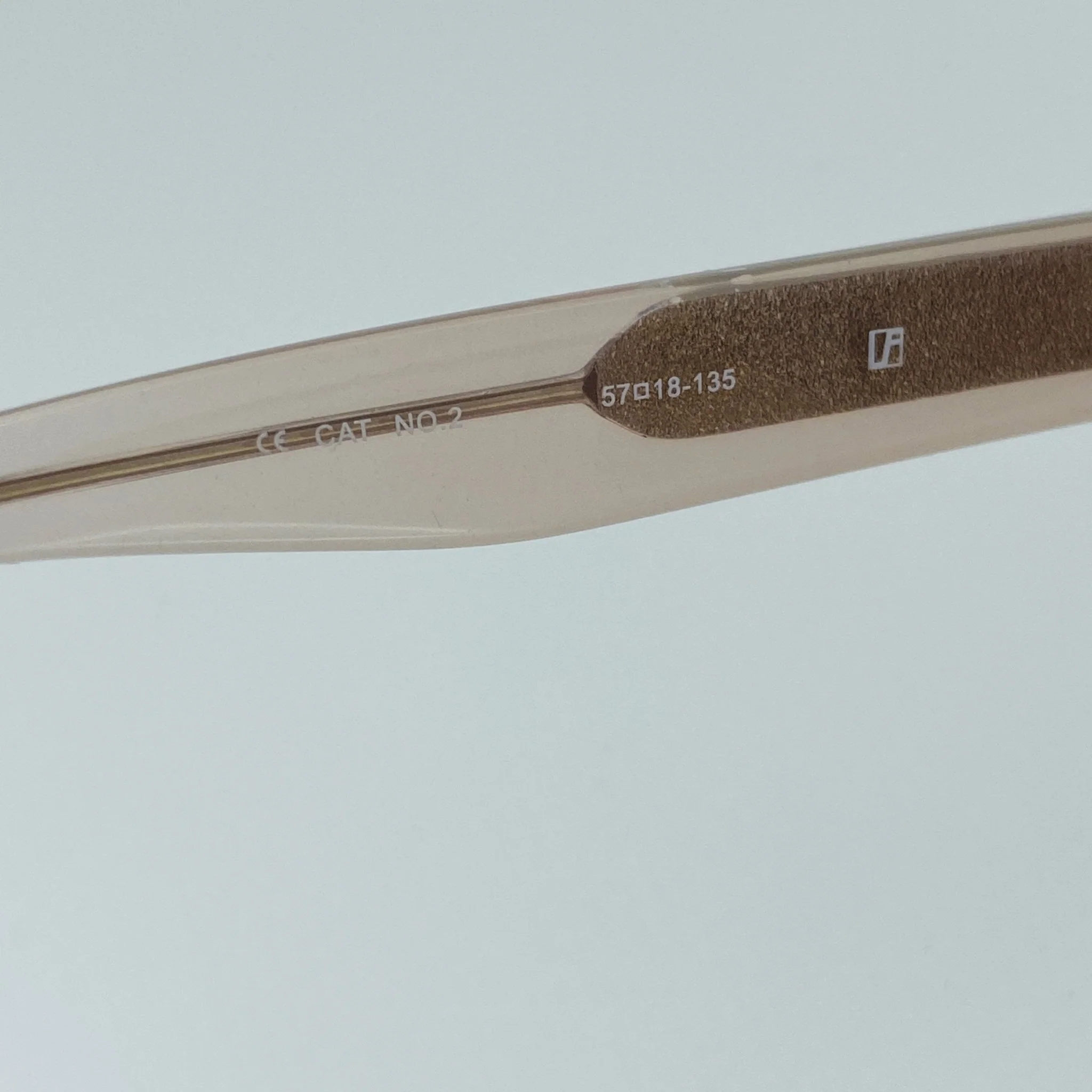 Ann Demeulemeester Sunglasses Oversized Blush Pink and Brown - Image 19