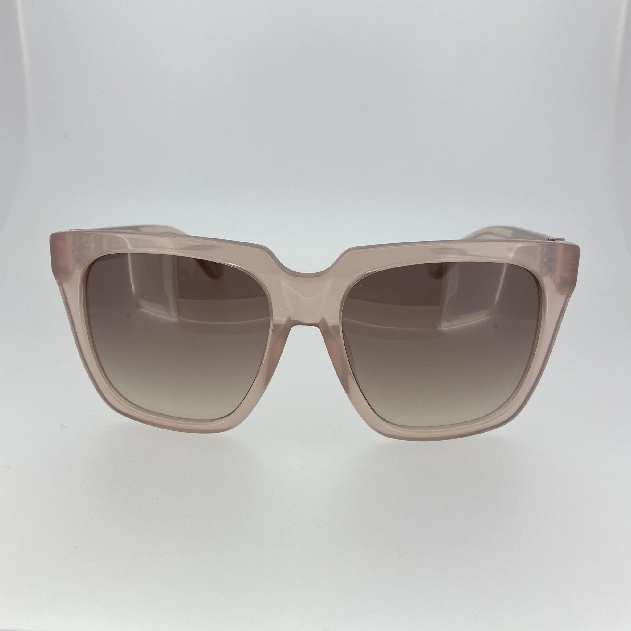 Ann Demeulemeester Sunglasses Oversized Blush Pink and Brown - Image 5