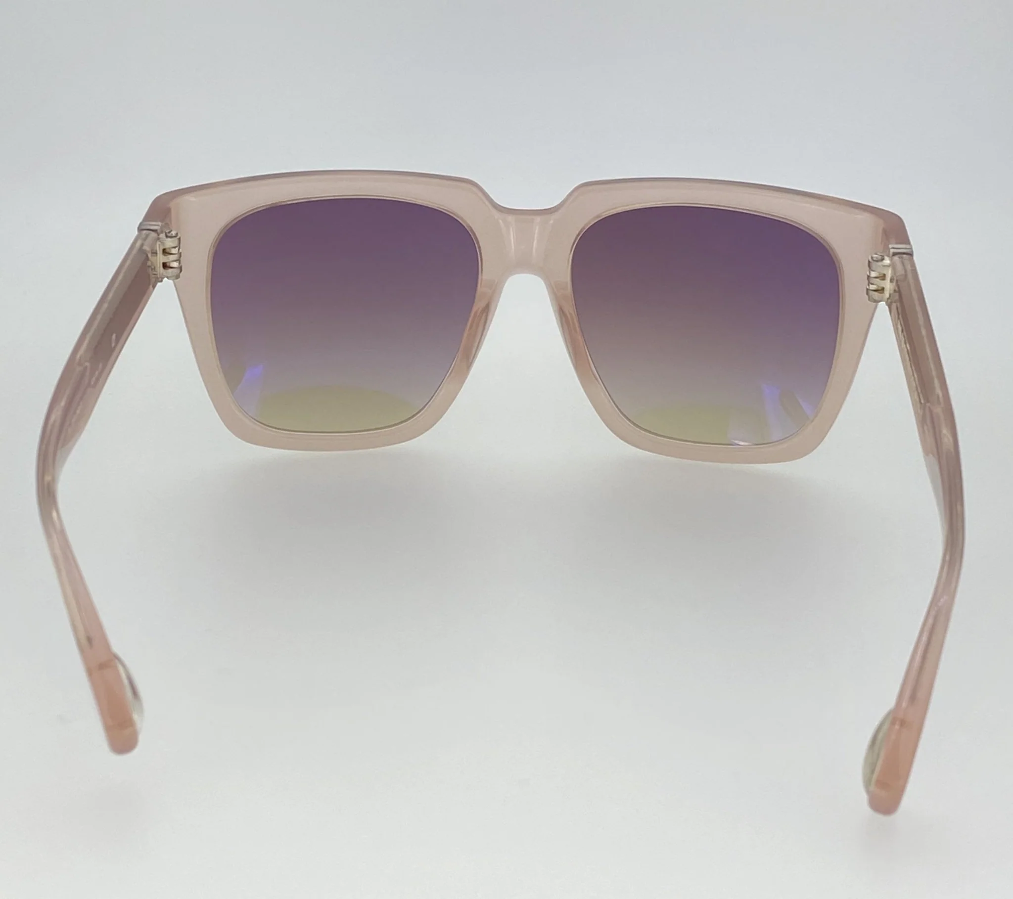 Ann Demeulemeester Sunglasses Oversized Blush Pink and Brown - Image 7