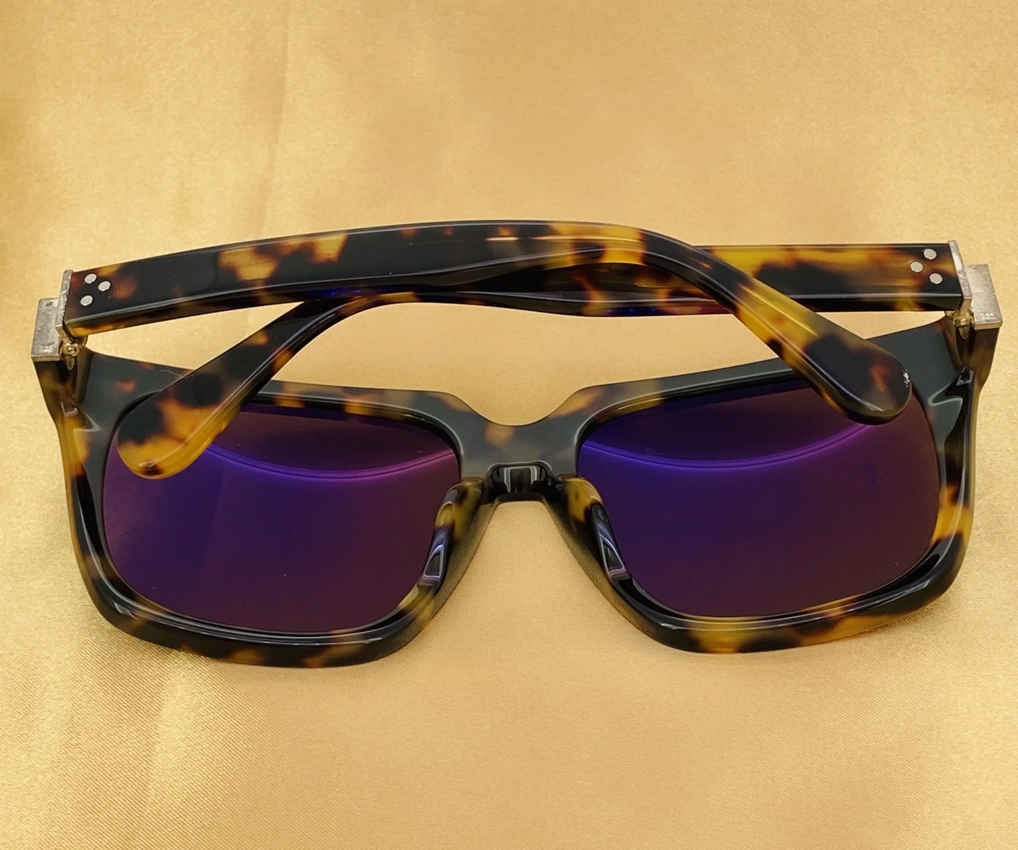 Ann Demeulemeester Sunglasses Oversized Tortoise Shell and Brown - Image 11